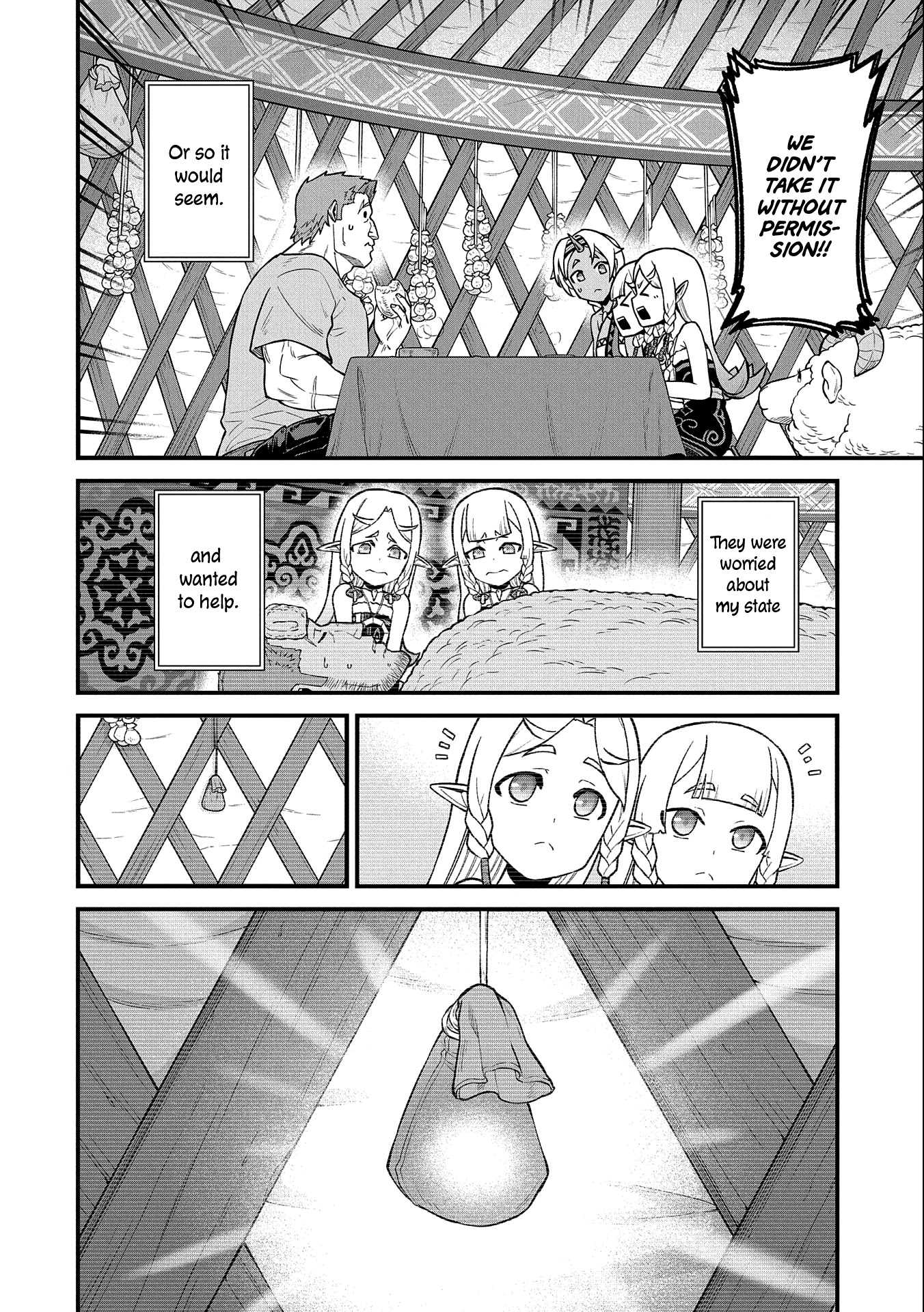 The Population Of The Frontier Owner Starts With 0. "Dias The Blue" And A Blue Horned Girl. Chapter 31 page 29 - Chapter 31