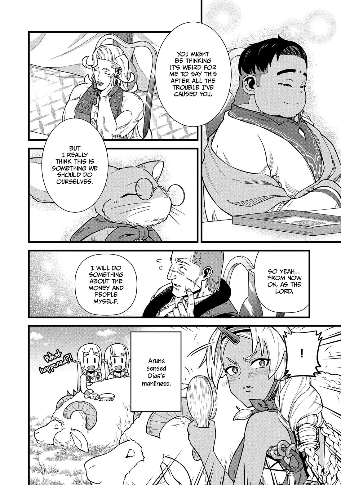The Population Of The Frontier Owner Starts With 0. "Dias The Blue" And A Blue Horned Girl. Chapter 32 page 23 - Chapter 32