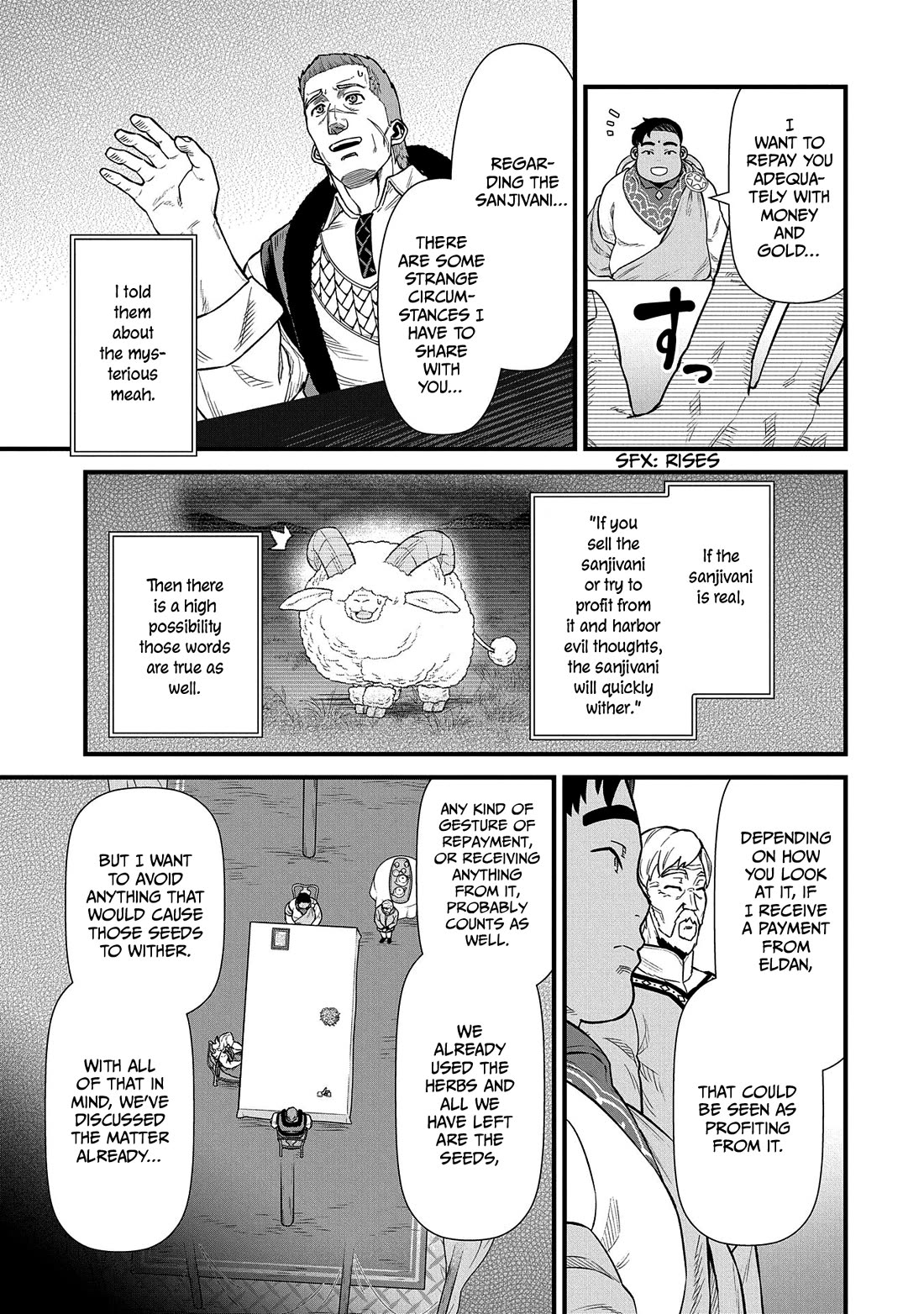 The Population Of The Frontier Owner Starts With 0. "Dias The Blue" And A Blue Horned Girl. Chapter 32 page 8 - Chapter 32
