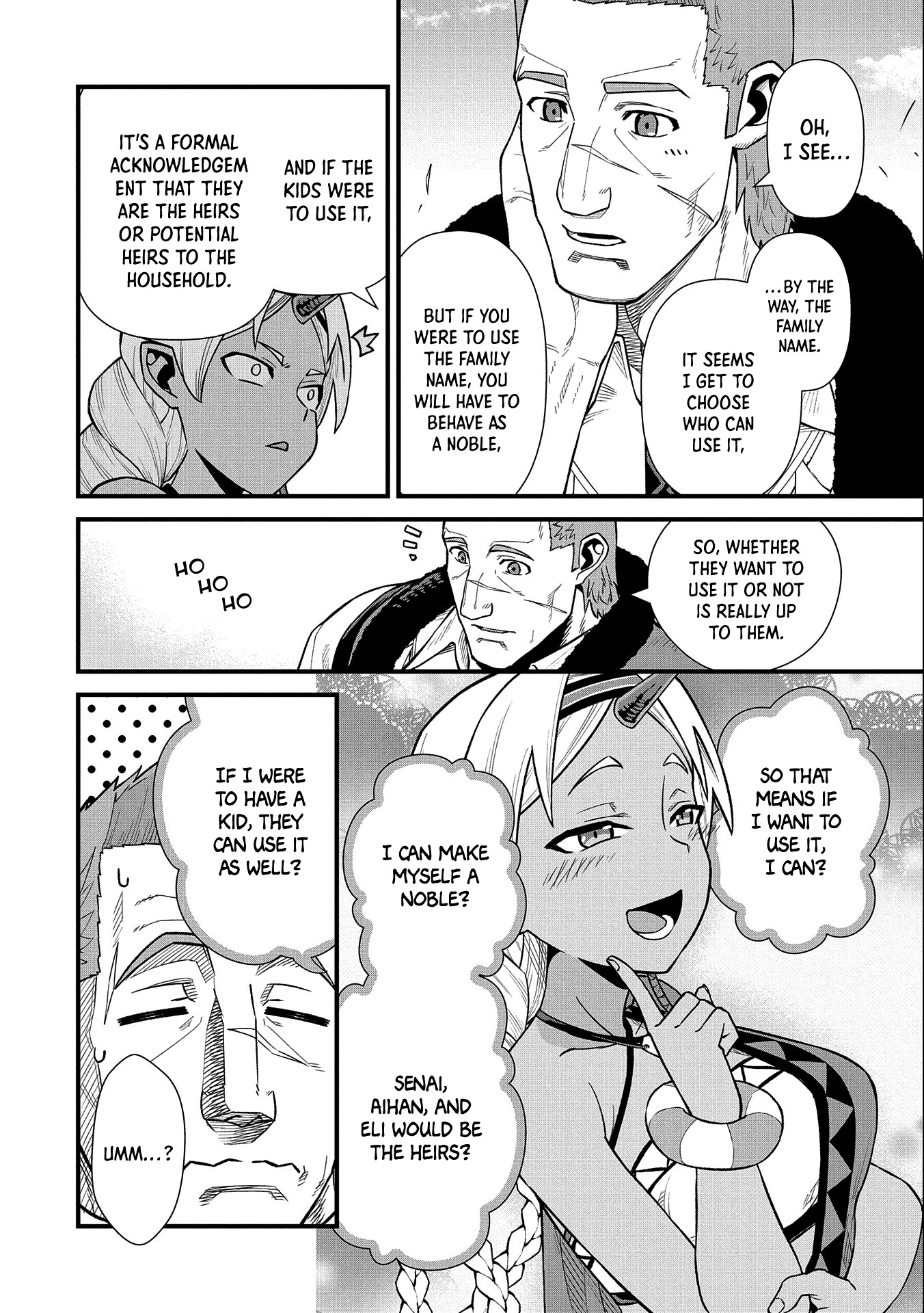 The Population Of The Frontier Owner Starts With 0. "Dias The Blue" And A Blue Horned Girl. Chapter 33 page 17 - Chapter 33