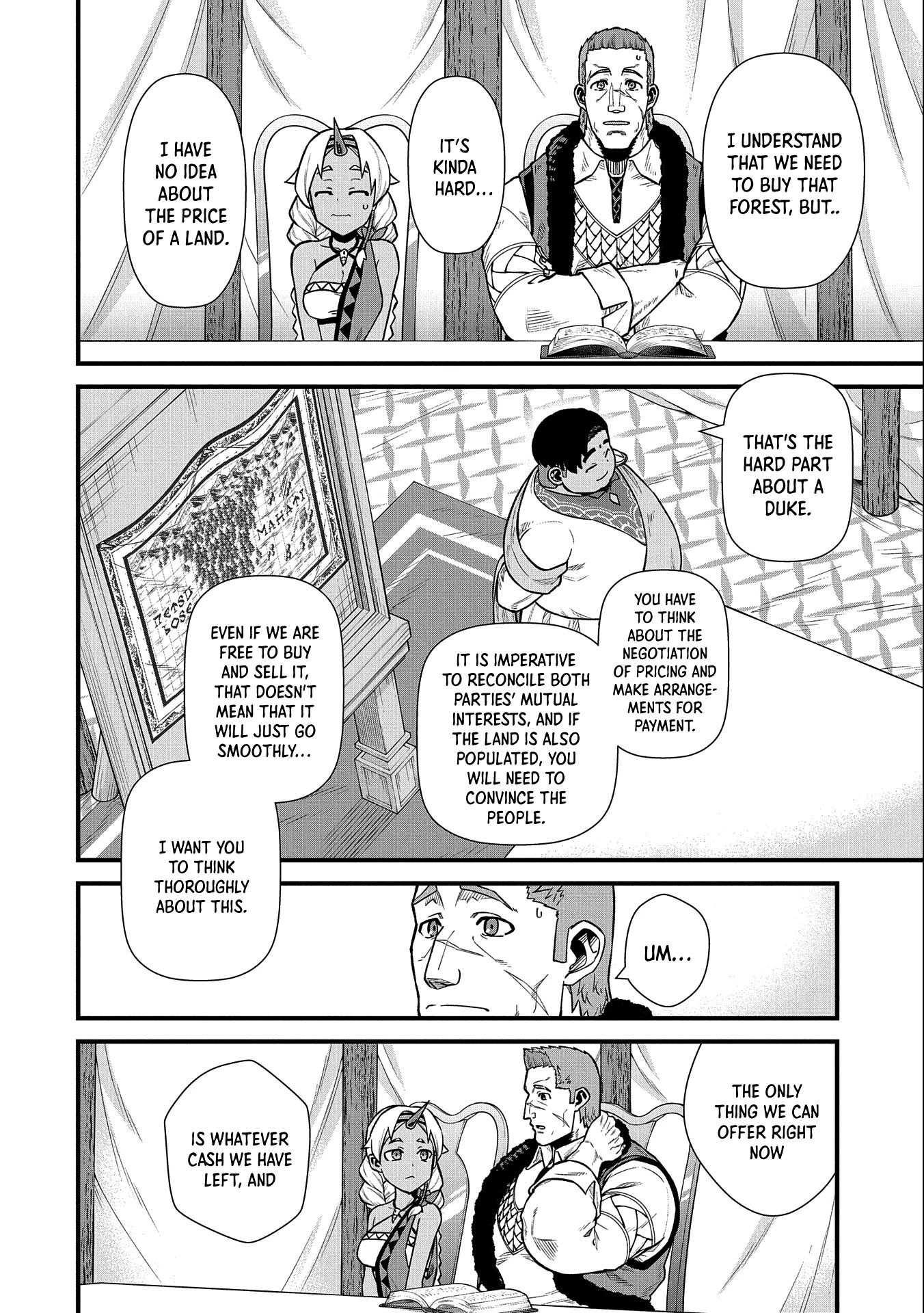 The Population Of The Frontier Owner Starts With 0. "Dias The Blue" And A Blue Horned Girl. Chapter 33 page 30 - Chapter 33
