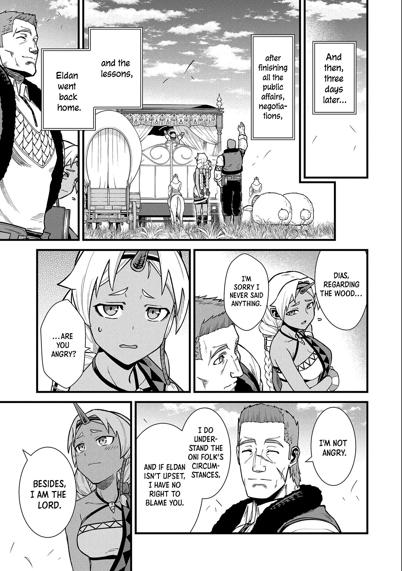 The Population Of The Frontier Owner Starts With 0. "Dias The Blue" And A Blue Horned Girl. Chapter 33 page 33 - Chapter 33