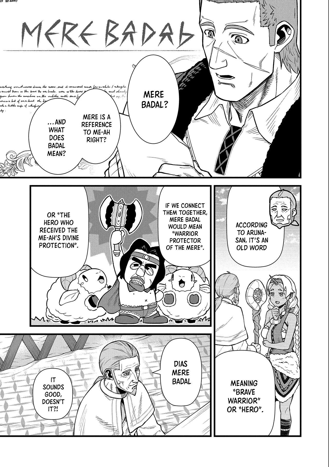 The Population Of The Frontier Owner Starts With 0. "Dias The Blue" And A Blue Horned Girl. Chapter 33 page 8 - Chapter 33
