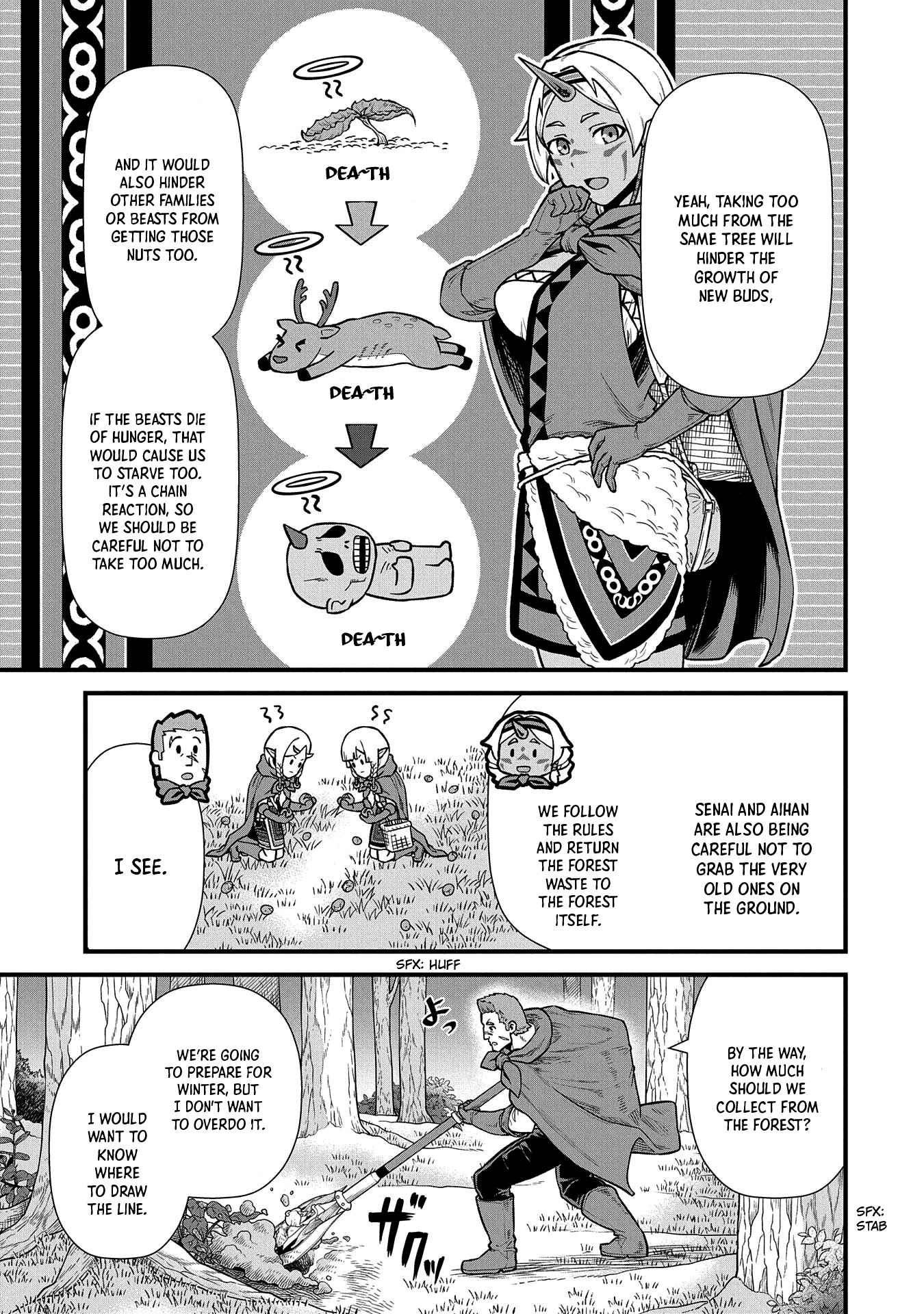 The Population Of The Frontier Owner Starts With 0. "Dias The Blue" And A Blue Horned Girl. Chapter 34 page 14 - Chapter 34