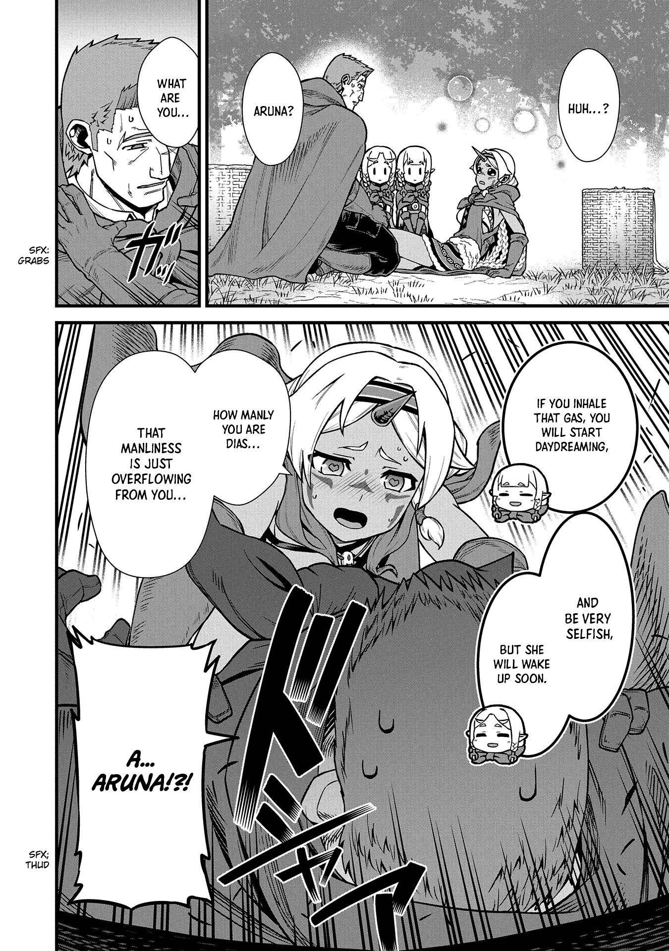 The Population Of The Frontier Owner Starts With 0. "Dias The Blue" And A Blue Horned Girl. Chapter 34 page 32 - Chapter 34