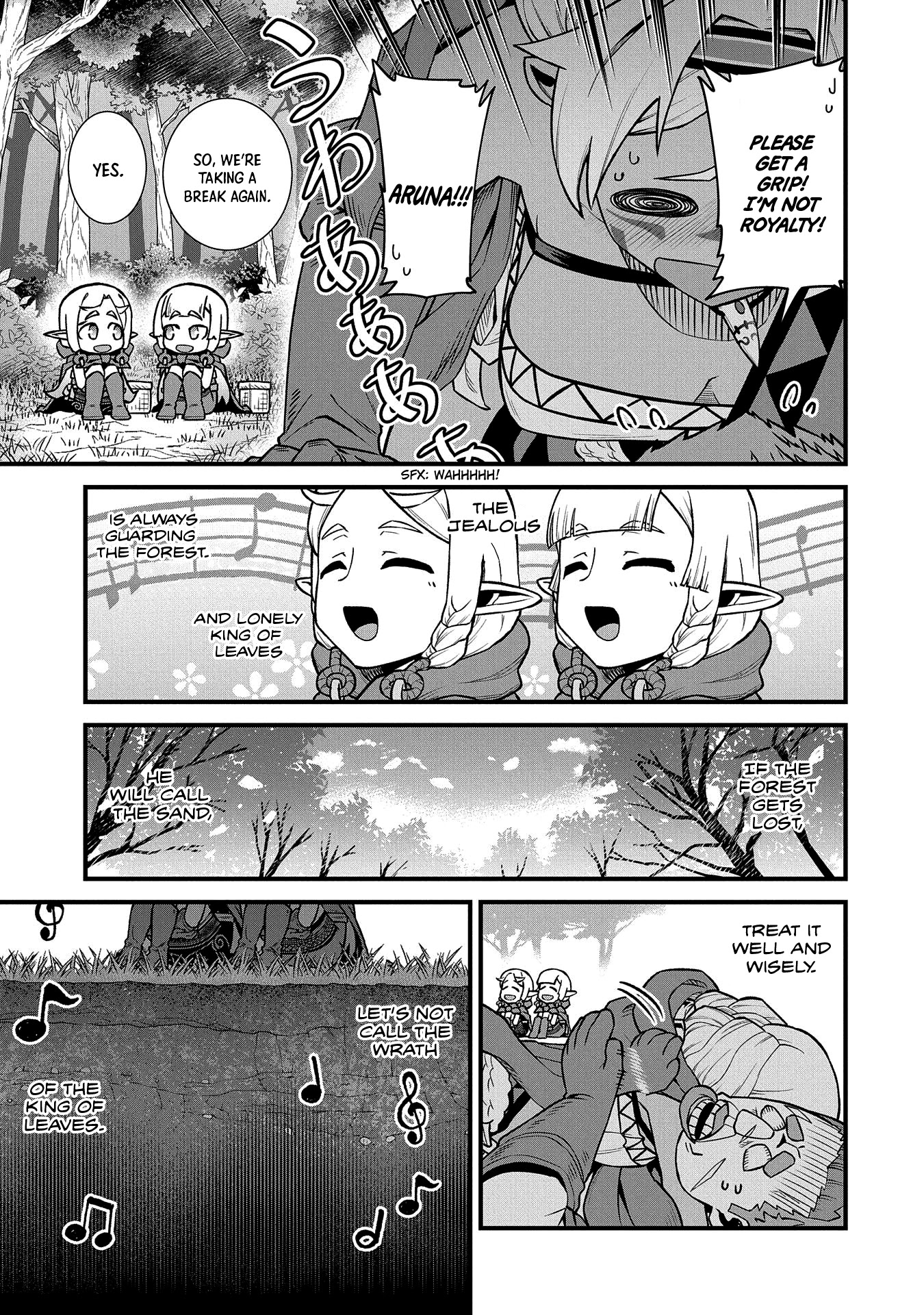 The Population Of The Frontier Owner Starts With 0. "Dias The Blue" And A Blue Horned Girl. Chapter 34 page 33 - Chapter 34