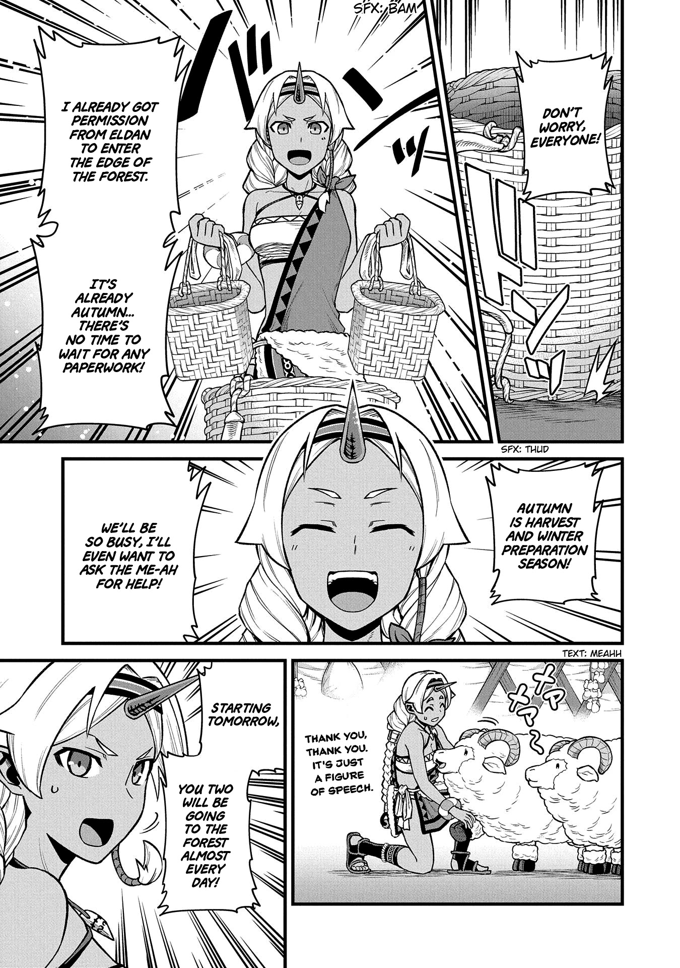 The Population Of The Frontier Owner Starts With 0. "Dias The Blue" And A Blue Horned Girl. Chapter 34 page 6 - Chapter 34