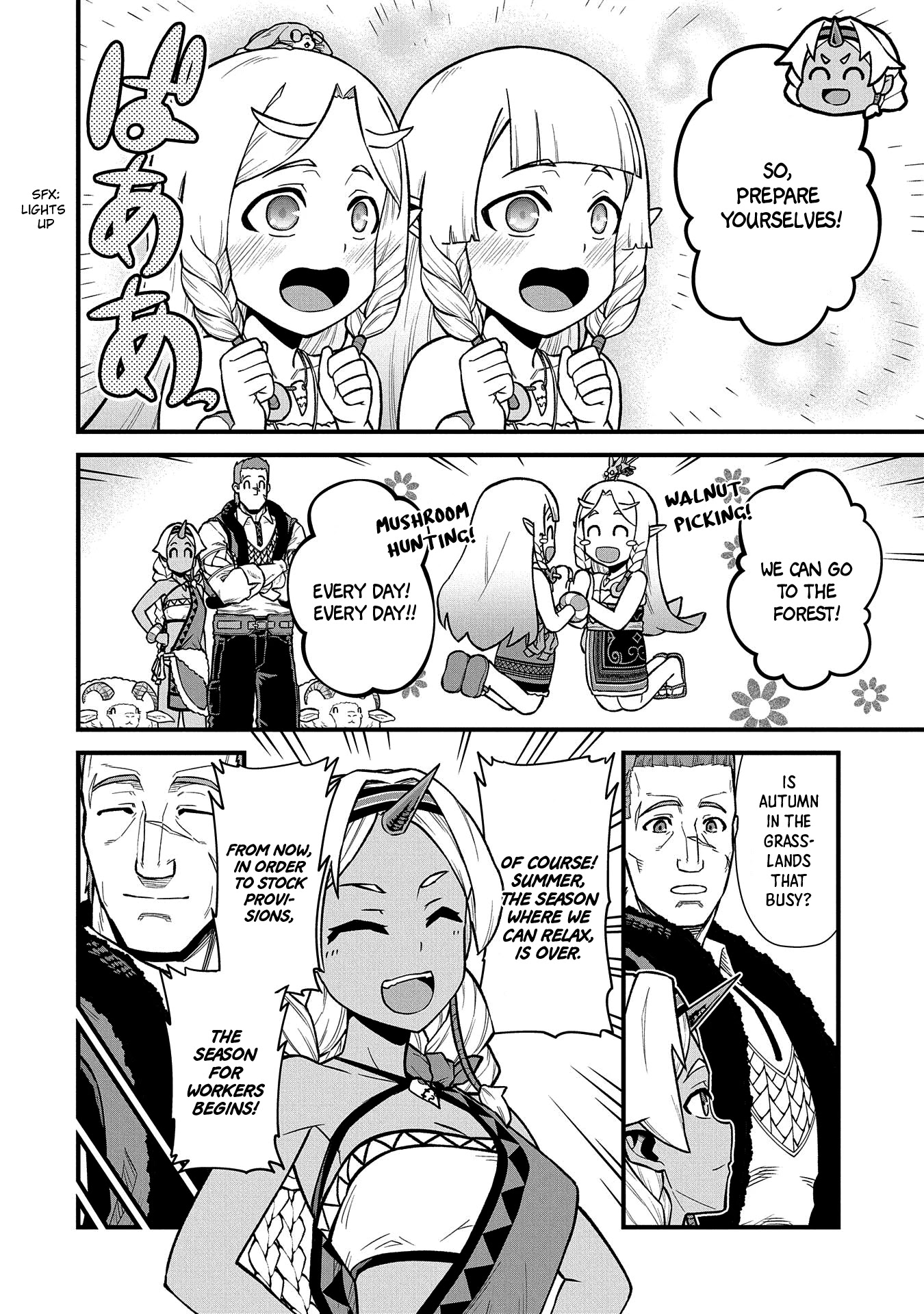 The Population Of The Frontier Owner Starts With 0. "Dias The Blue" And A Blue Horned Girl. Chapter 34 page 7 - Chapter 34