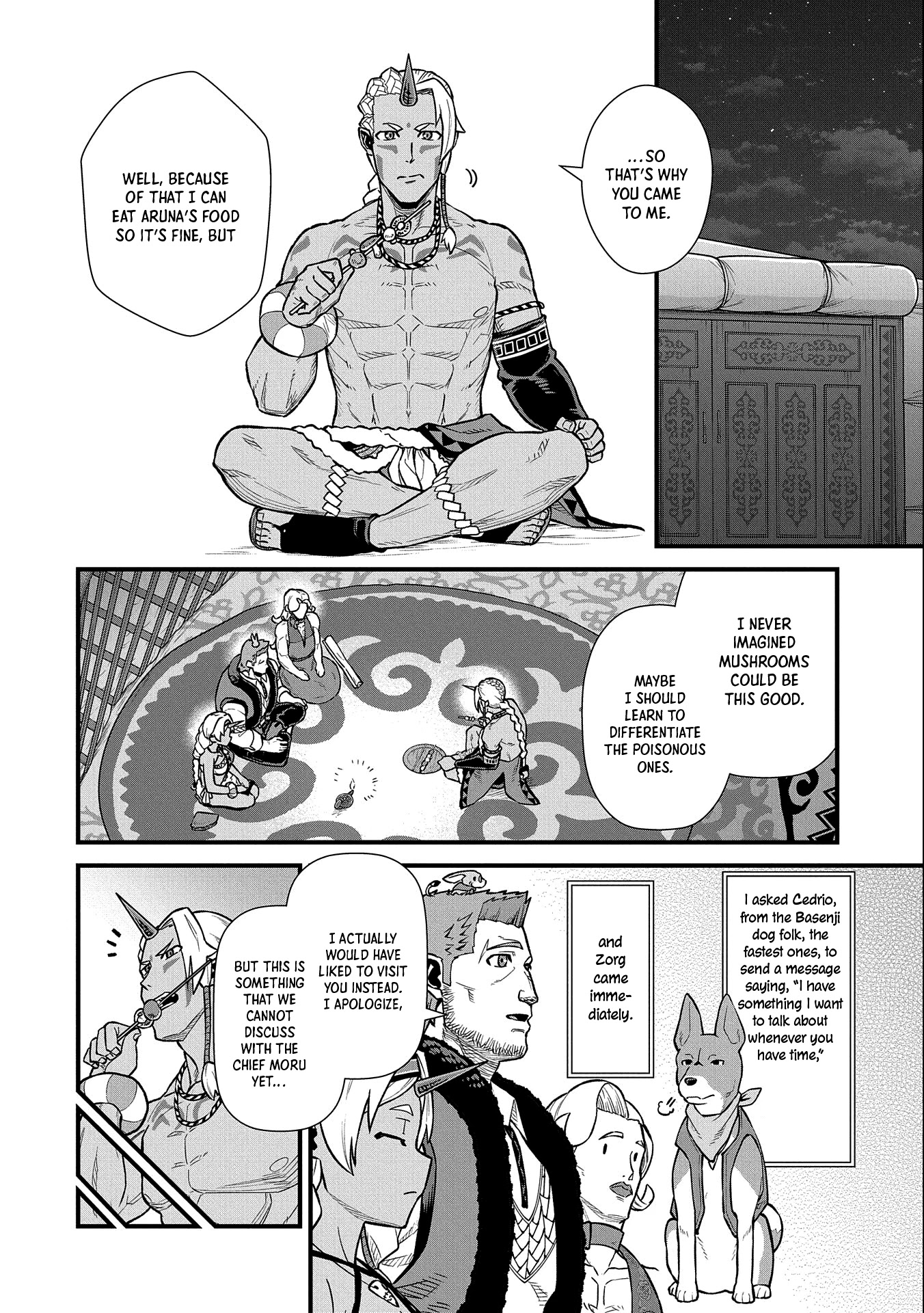 The Population Of The Frontier Owner Starts With 0. "Dias The Blue" And A Blue Horned Girl. Chapter 35 page 11 - Chapter 35