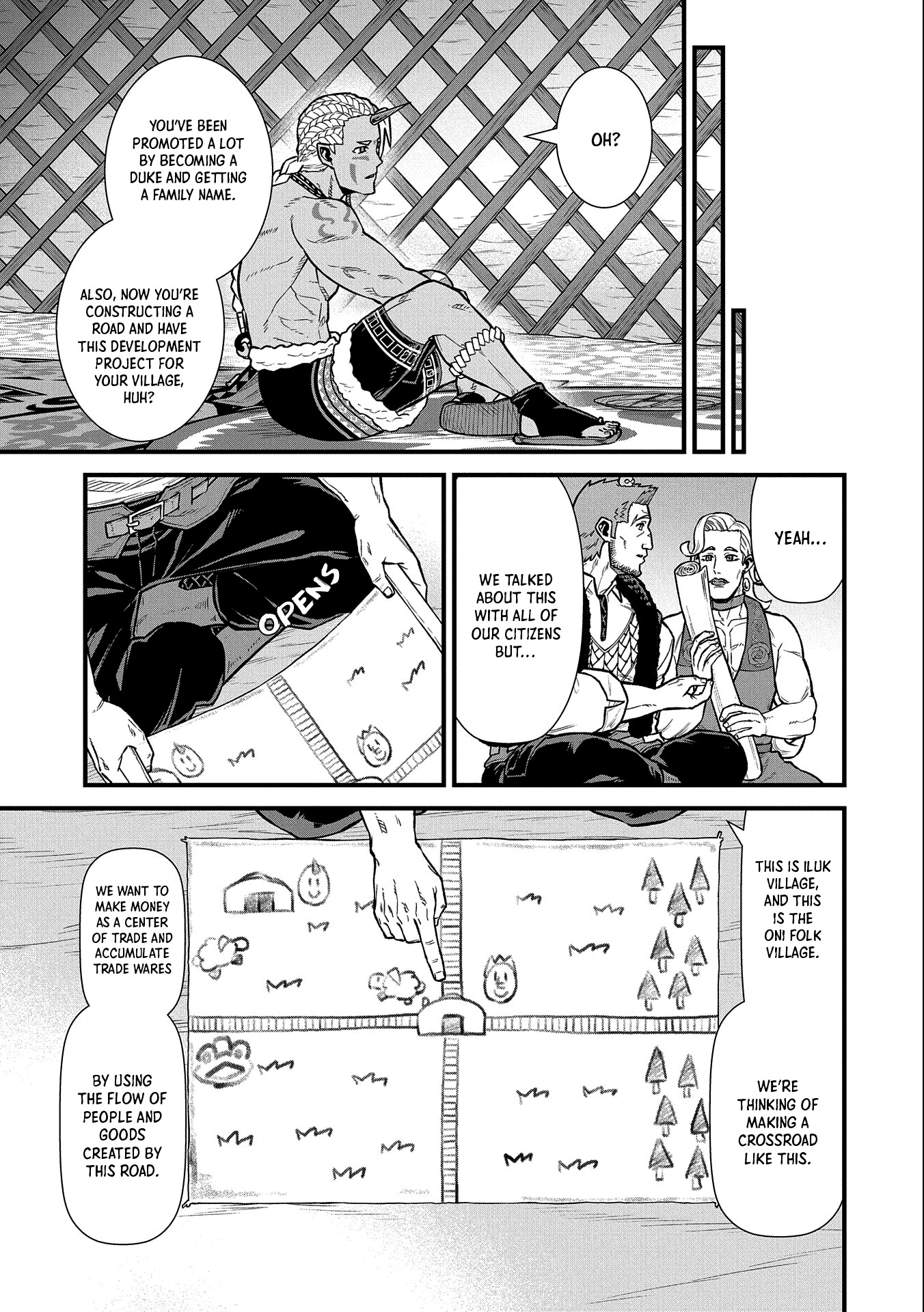 The Population Of The Frontier Owner Starts With 0. "Dias The Blue" And A Blue Horned Girl. Chapter 35 page 12 - Chapter 35