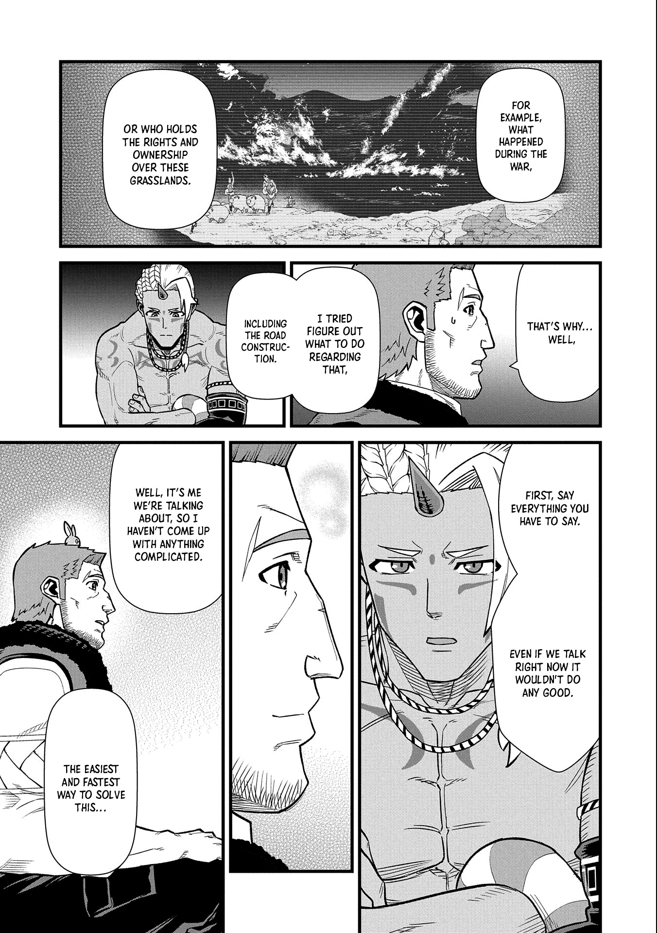 The Population Of The Frontier Owner Starts With 0. "Dias The Blue" And A Blue Horned Girl. Chapter 35 page 14 - Chapter 35