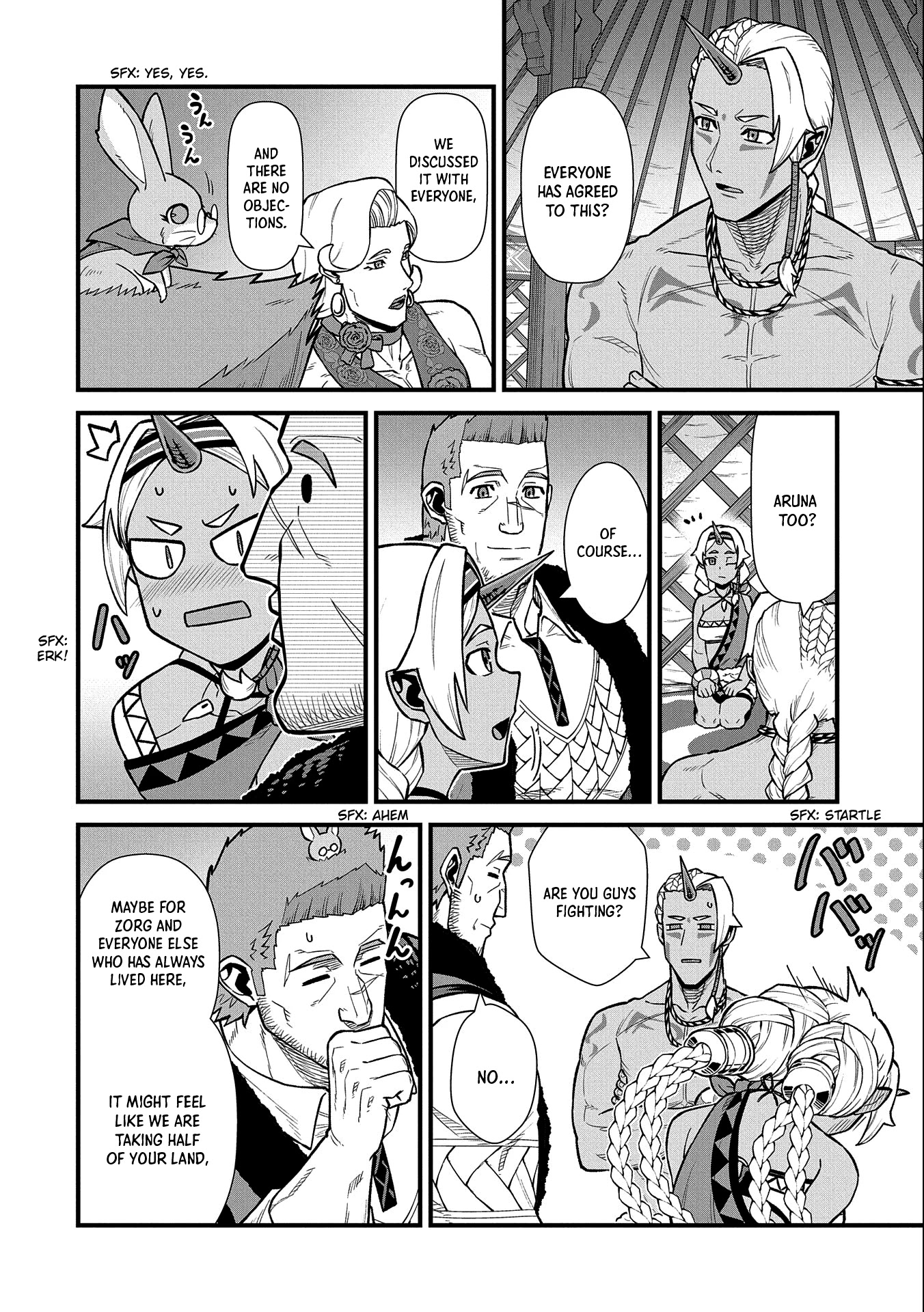 The Population Of The Frontier Owner Starts With 0. "Dias The Blue" And A Blue Horned Girl. Chapter 35 page 17 - Chapter 35