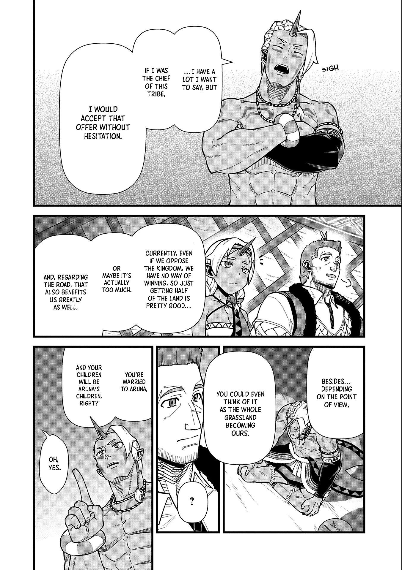 The Population Of The Frontier Owner Starts With 0. "Dias The Blue" And A Blue Horned Girl. Chapter 35 page 19 - Chapter 35
