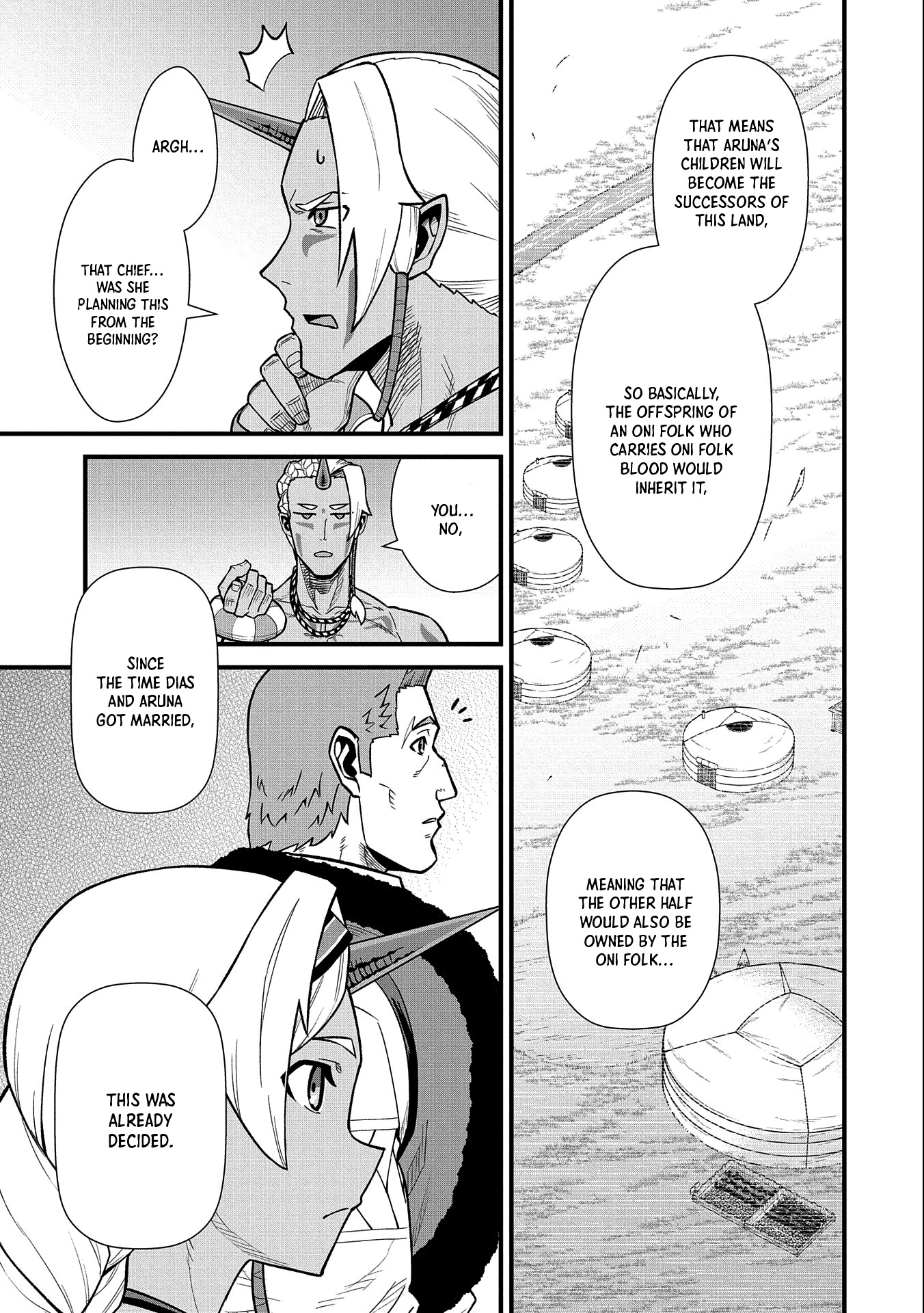 The Population Of The Frontier Owner Starts With 0. "Dias The Blue" And A Blue Horned Girl. Chapter 35 page 20 - Chapter 35