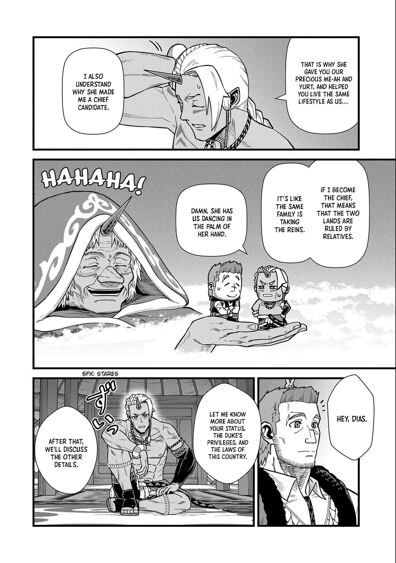 The Population Of The Frontier Owner Starts With 0. "Dias The Blue" And A Blue Horned Girl. Chapter 35 page 21 - Chapter 35