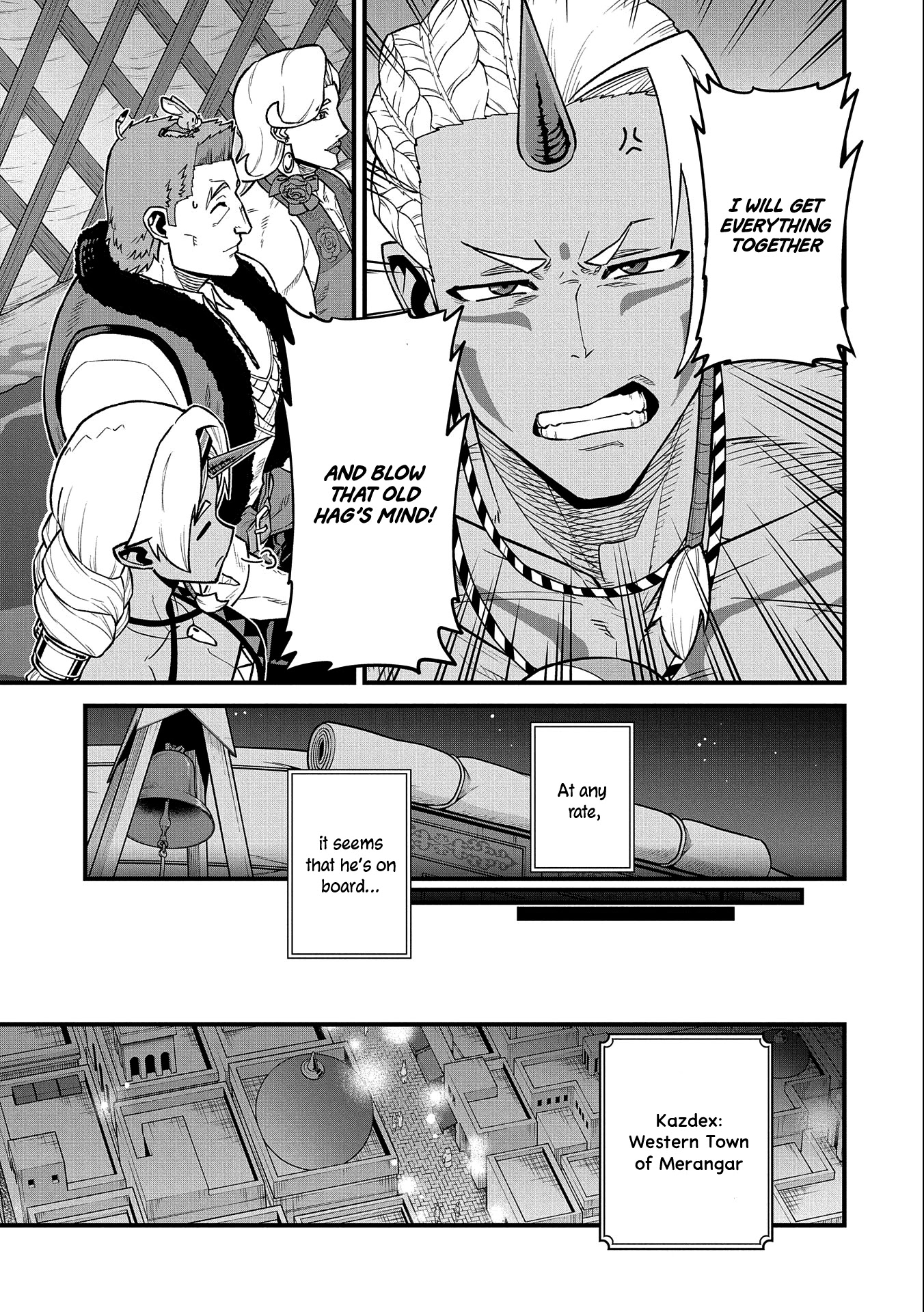 The Population Of The Frontier Owner Starts With 0. "Dias The Blue" And A Blue Horned Girl. Chapter 35 page 22 - Chapter 35