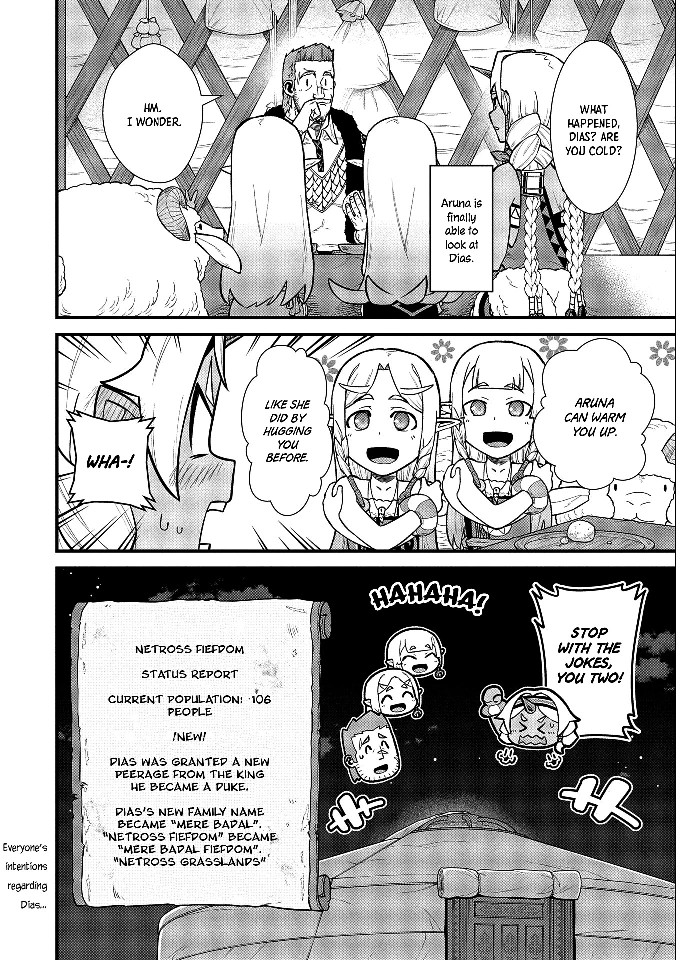 The Population Of The Frontier Owner Starts With 0. "Dias The Blue" And A Blue Horned Girl. Chapter 35 page 37 - Chapter 35