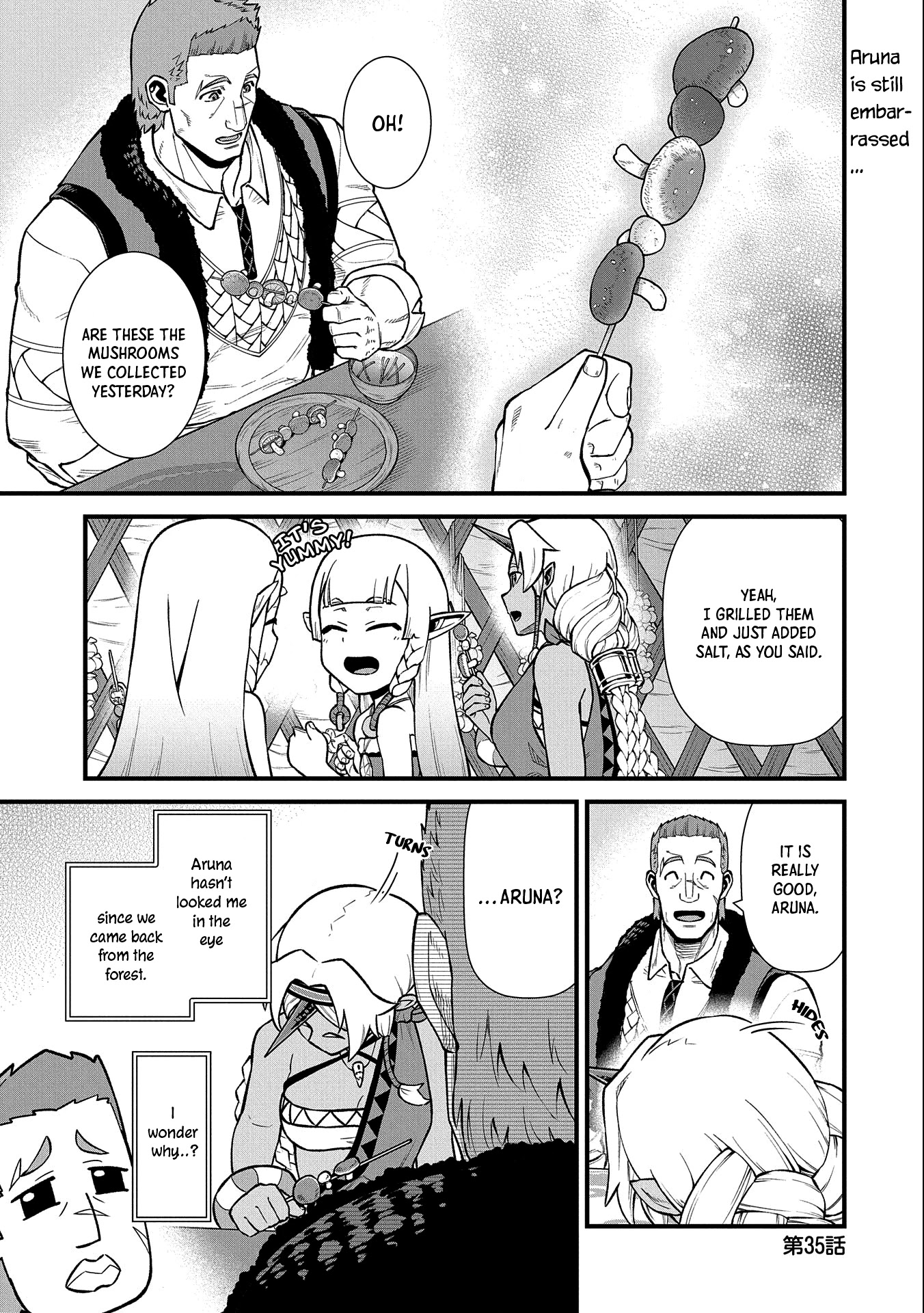The Population Of The Frontier Owner Starts With 0. "Dias The Blue" And A Blue Horned Girl. Chapter 35 page 4 - Chapter 35