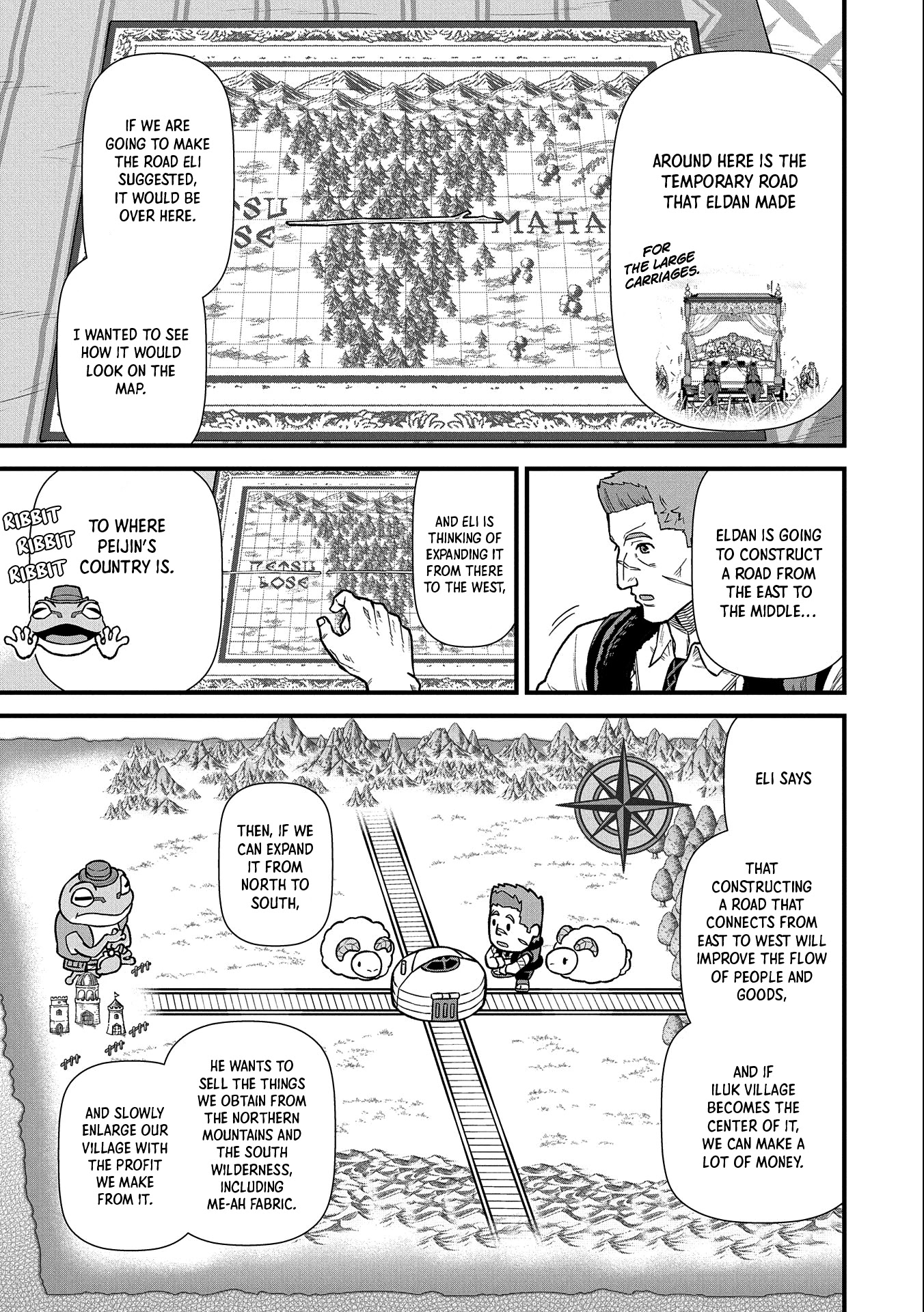 The Population Of The Frontier Owner Starts With 0. "Dias The Blue" And A Blue Horned Girl. Chapter 35 page 6 - Chapter 35