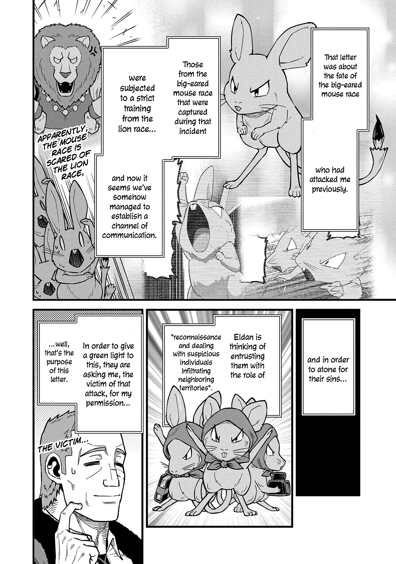 The Population Of The Frontier Owner Starts With 0. "Dias The Blue" And A Blue Horned Girl. Chapter 36 page 12 - Chapter 36