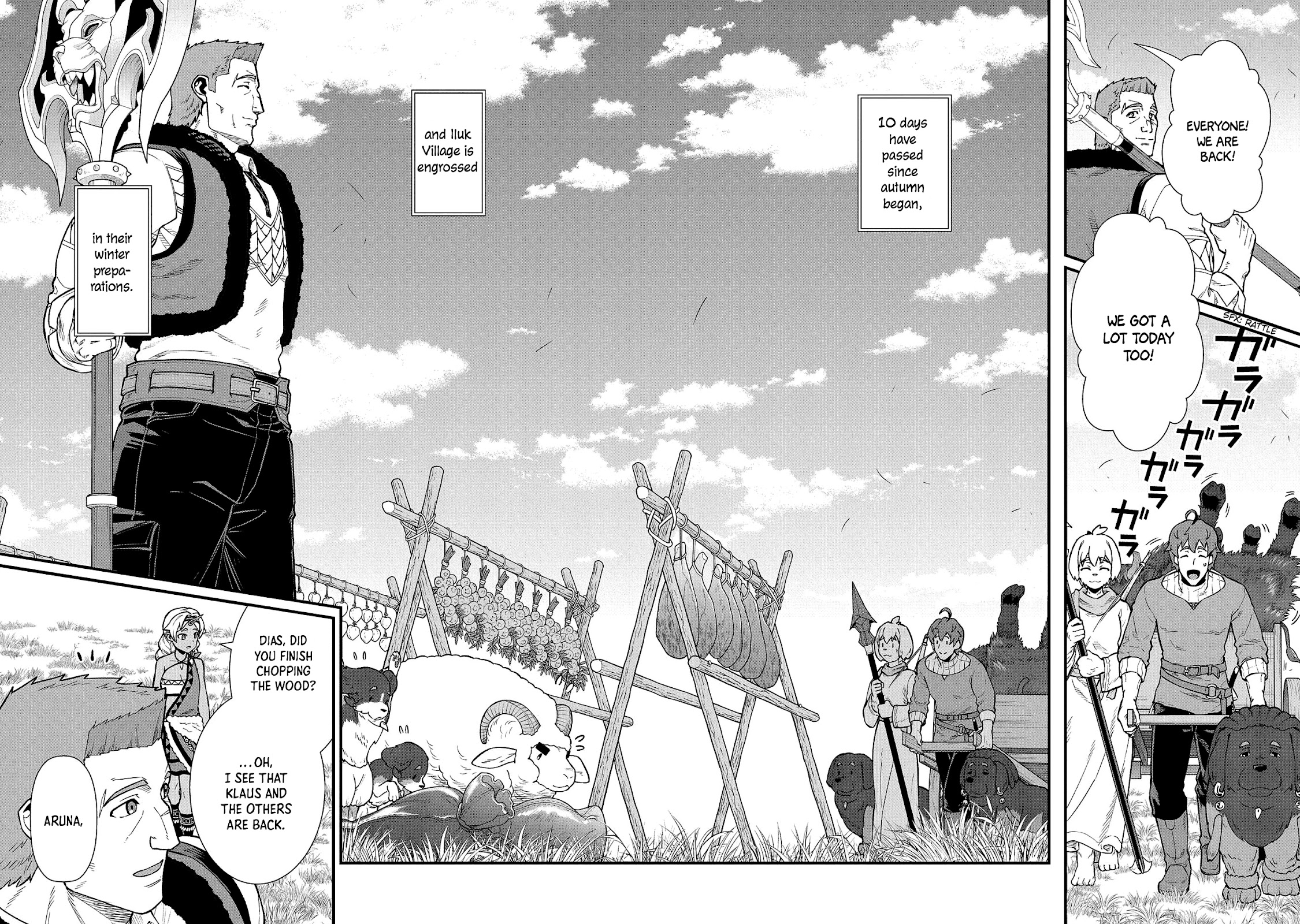 The Population Of The Frontier Owner Starts With 0. "Dias The Blue" And A Blue Horned Girl. Chapter 36 page 5 - Chapter 36