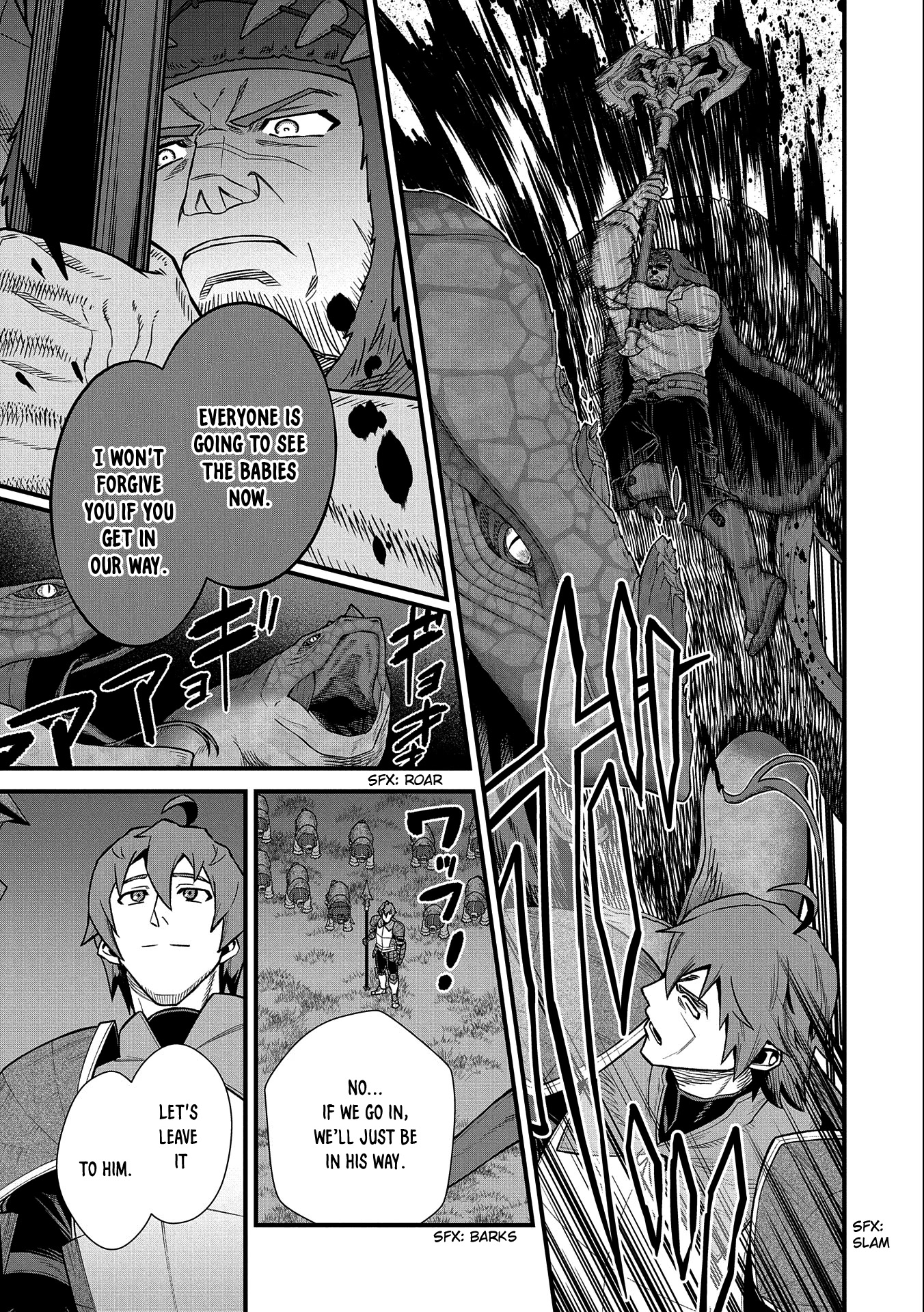 The Population Of The Frontier Owner Starts With 0. "Dias The Blue" And A Blue Horned Girl. Chapter 38 page 28 - Chapter 38