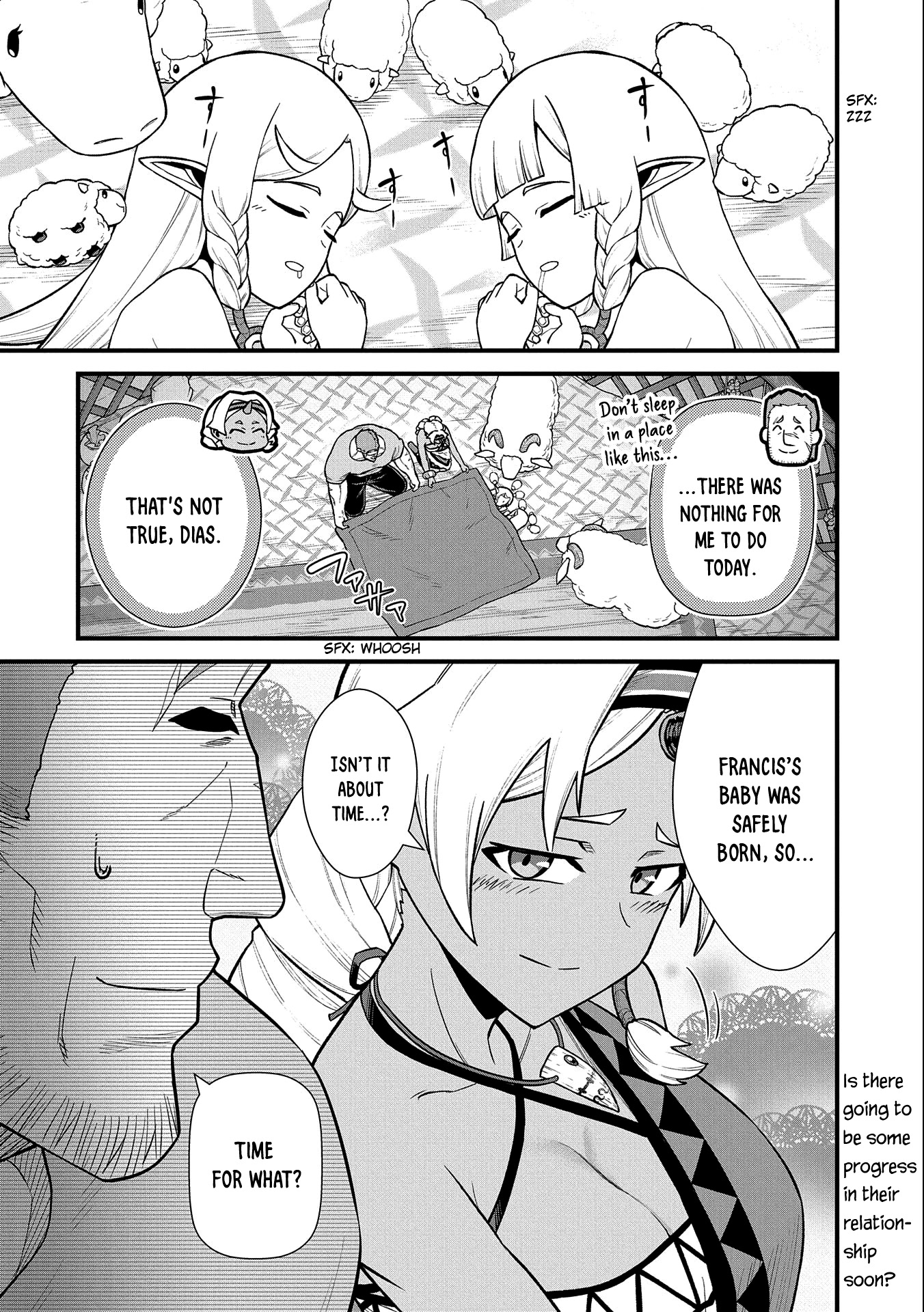 The Population Of The Frontier Owner Starts With 0. "Dias The Blue" And A Blue Horned Girl. Chapter 39 page 35 - Chapter 39