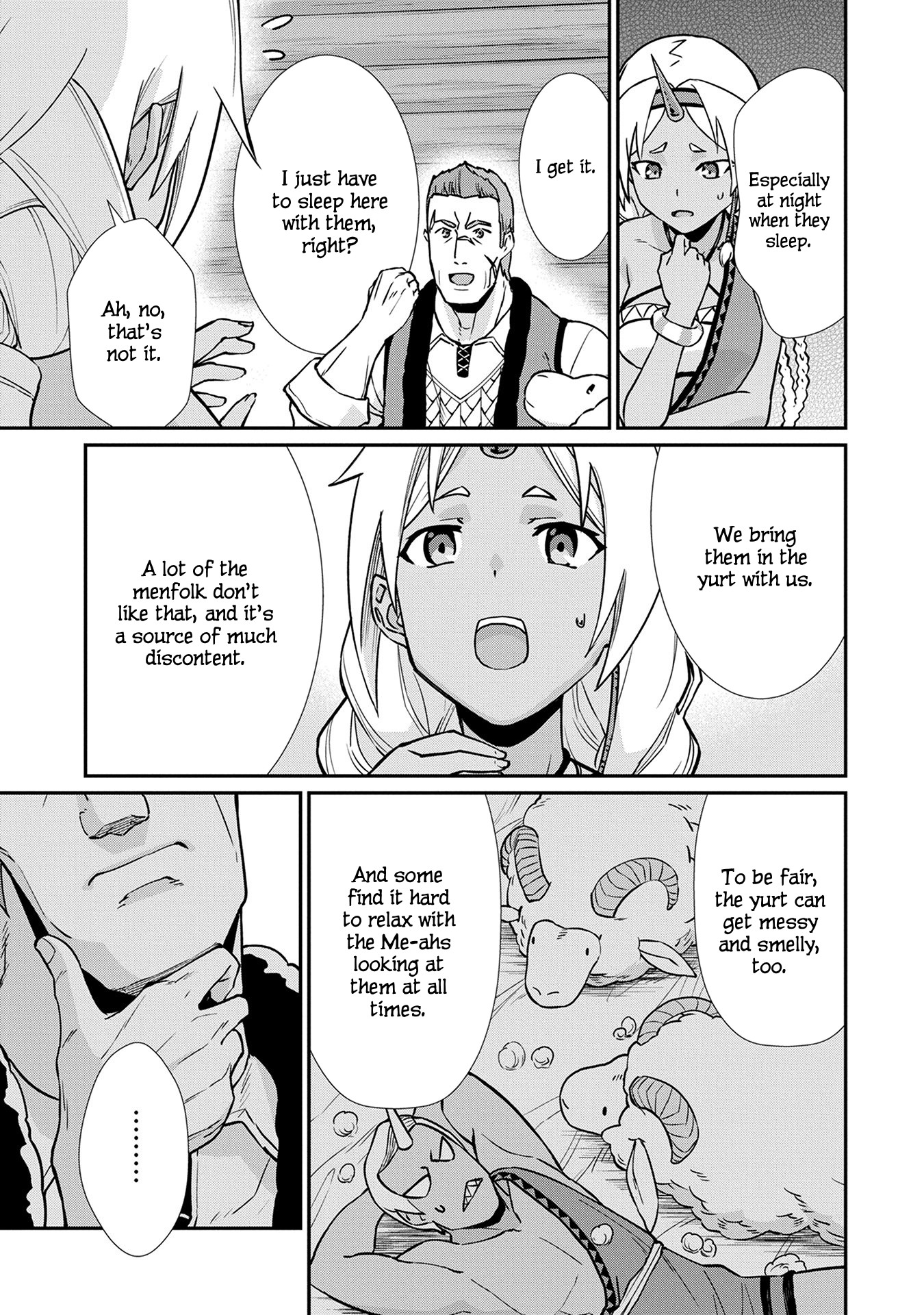 The Population Of The Frontier Owner Starts With 0. "Dias The Blue" And A Blue Horned Girl. Chapter 4 page 18 - Chapter 4
