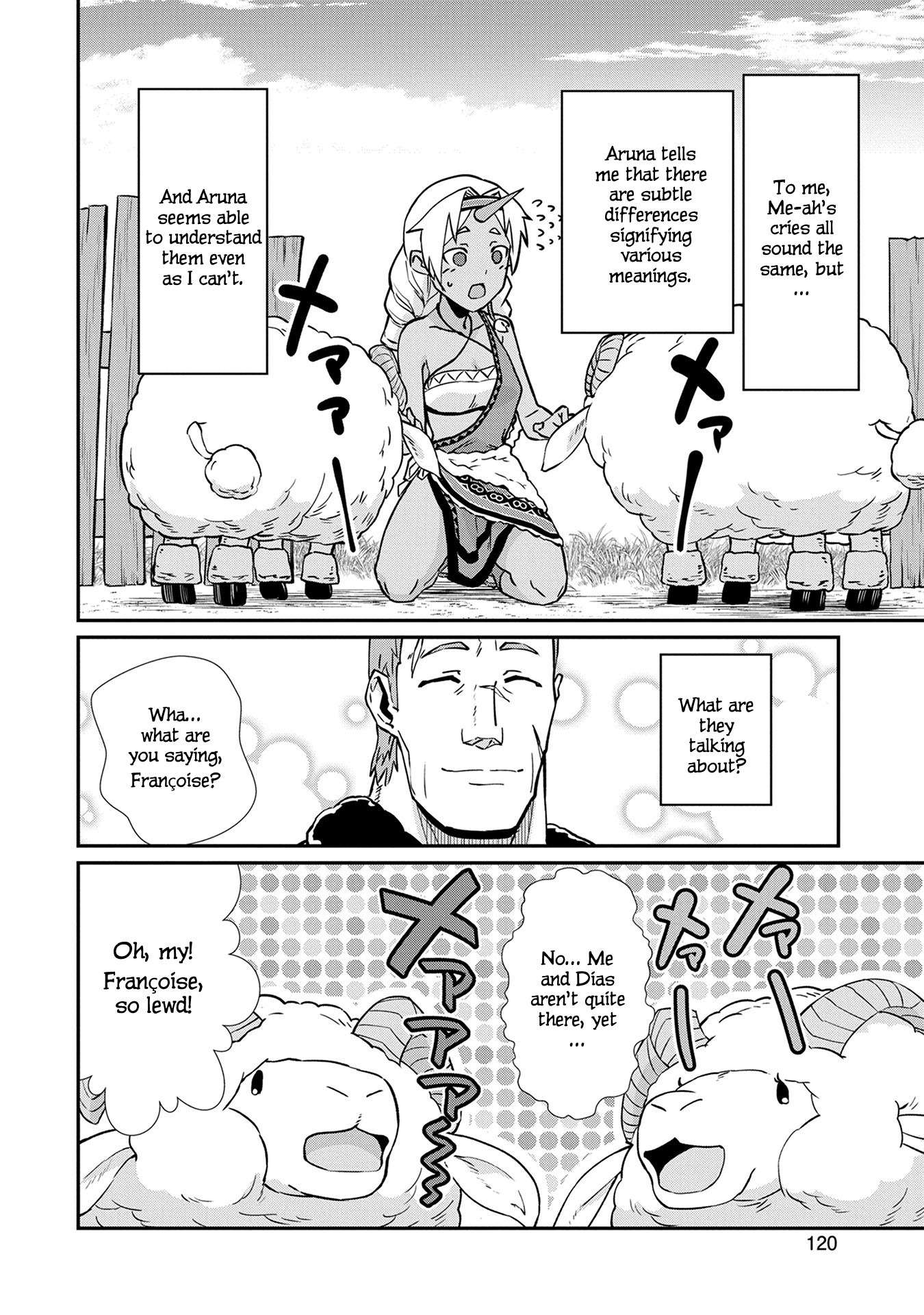 The Population Of The Frontier Owner Starts With 0. "Dias The Blue" And A Blue Horned Girl. Chapter 4 page 21 - Chapter 4