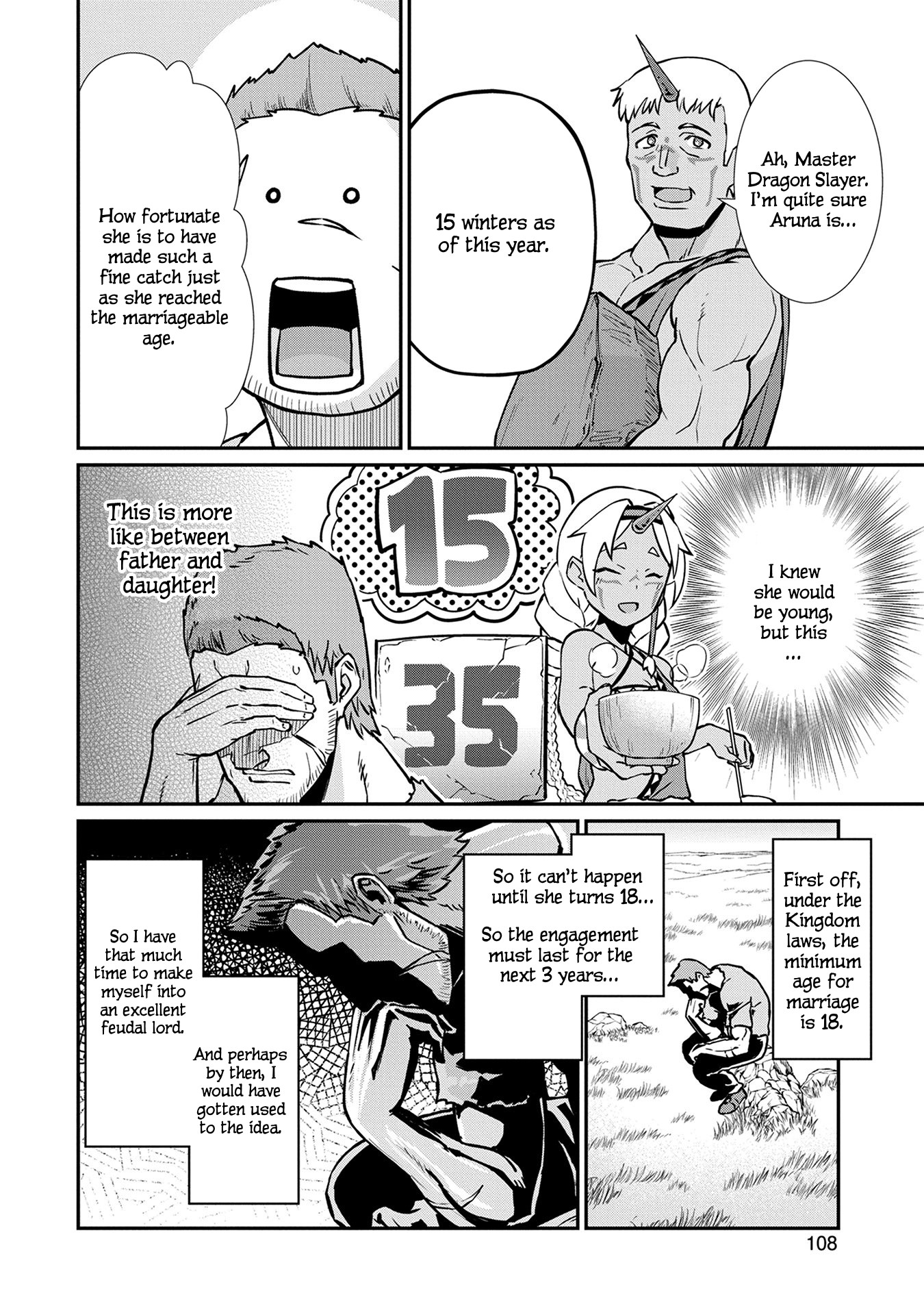 The Population Of The Frontier Owner Starts With 0. "Dias The Blue" And A Blue Horned Girl. Chapter 4 page 9 - Chapter 4
