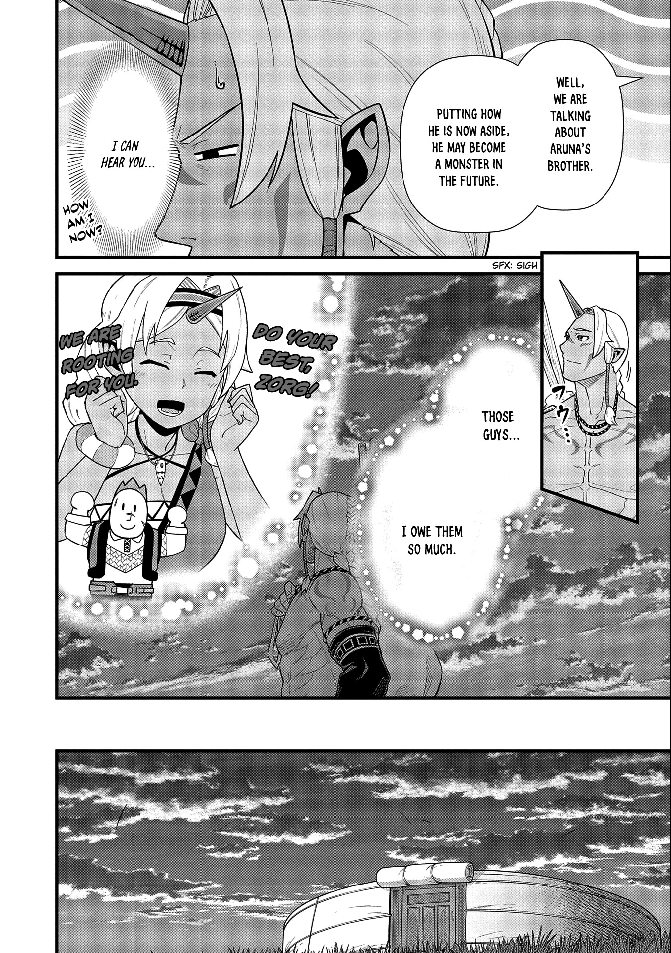 The Population Of The Frontier Owner Starts With 0. "Dias The Blue" And A Blue Horned Girl. Chapter 40 page 19 - Chapter 40