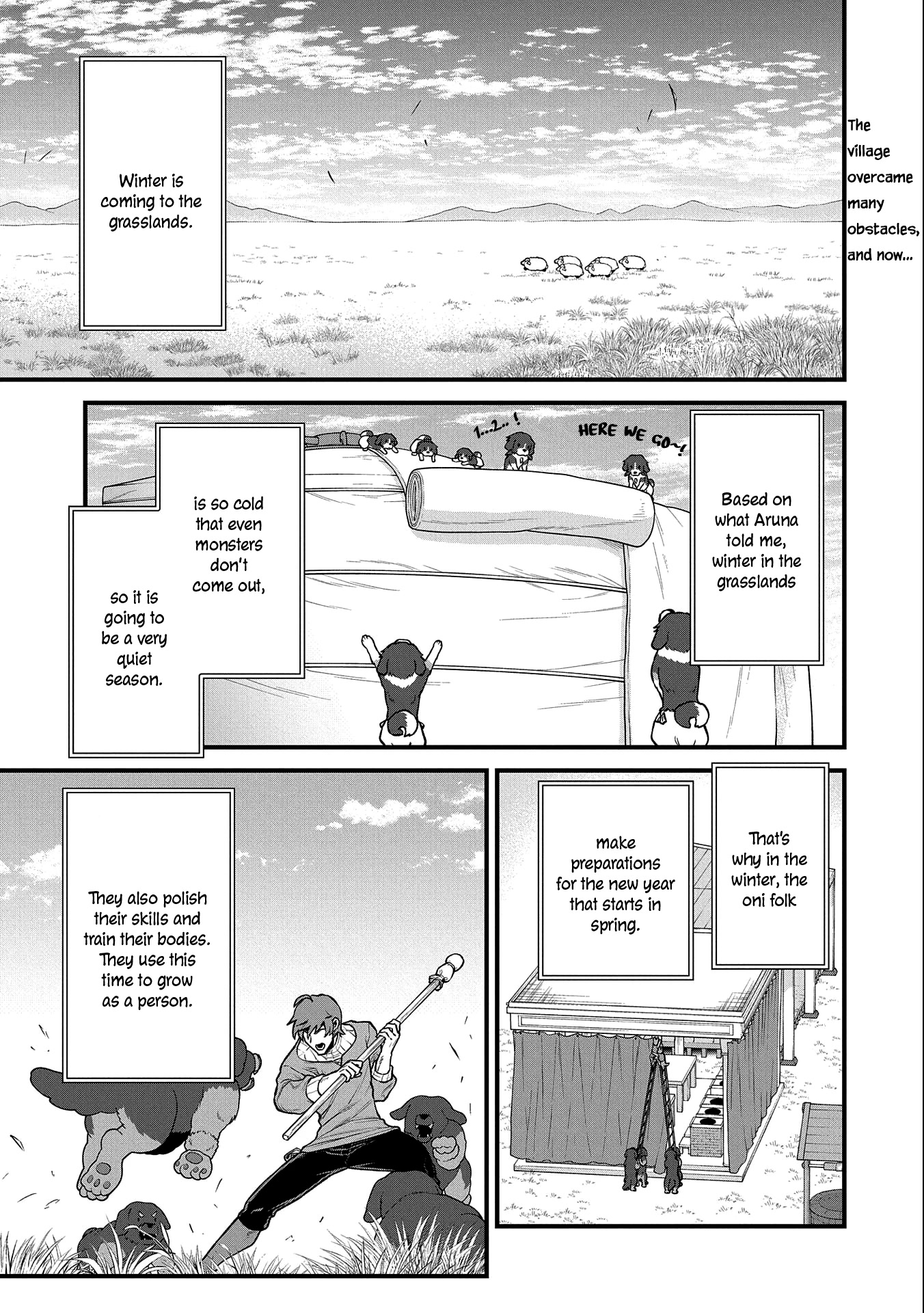 The Population Of The Frontier Owner Starts With 0. "Dias The Blue" And A Blue Horned Girl. Chapter 41 page 4 - Chapter 41