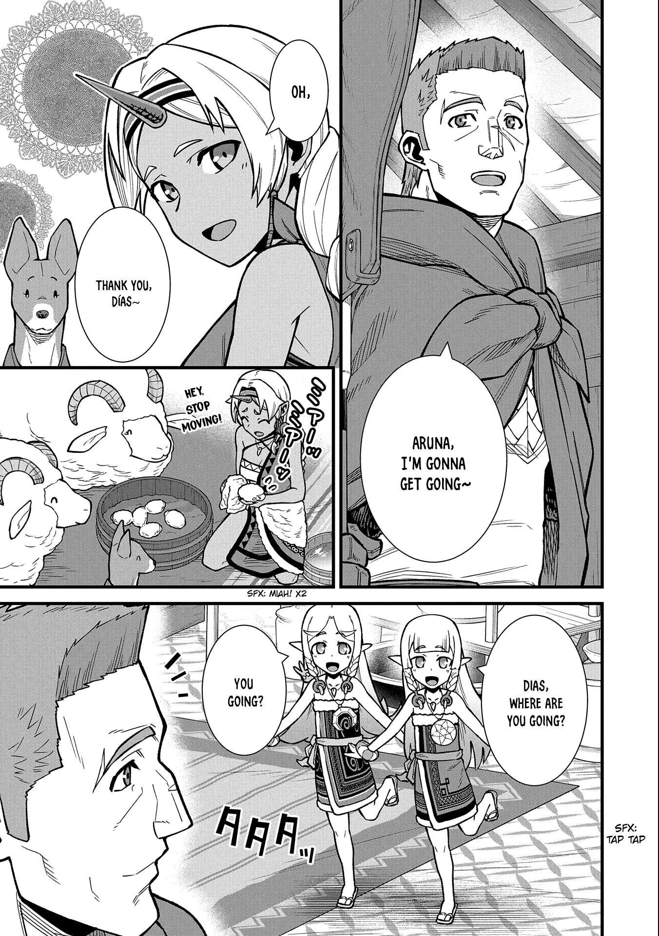 The Population Of The Frontier Owner Starts With 0. "Dias The Blue" And A Blue Horned Girl. Chapter 41 page 6 - Chapter 41