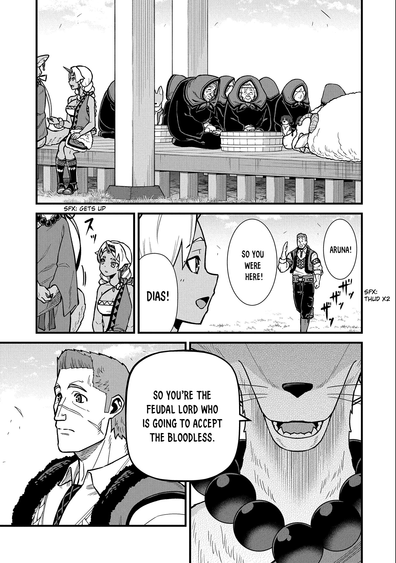 The Population Of The Frontier Owner Starts With 0. "Dias The Blue" And A Blue Horned Girl. Chapter 42 page 18 - Chapter 42