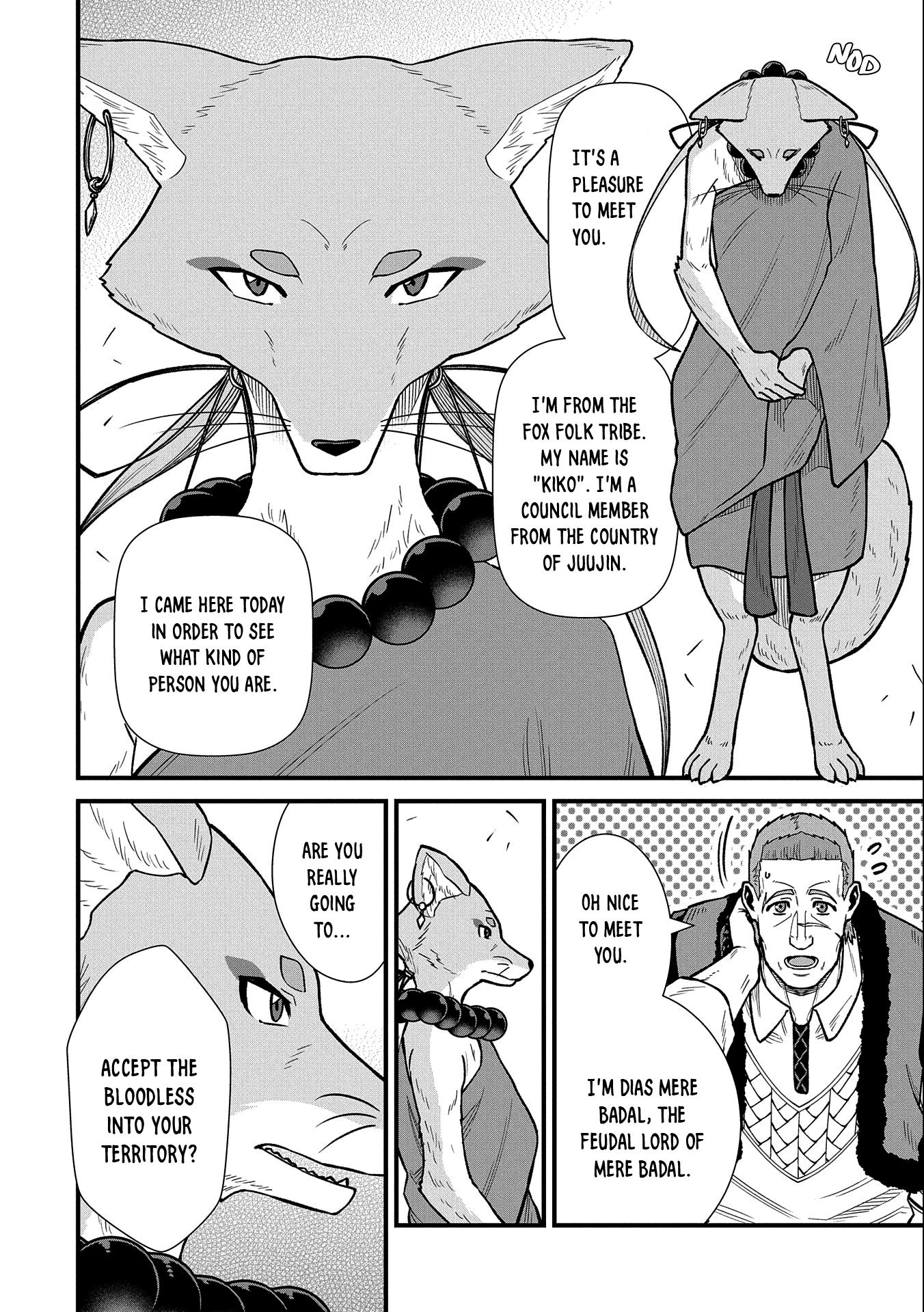 The Population Of The Frontier Owner Starts With 0. "Dias The Blue" And A Blue Horned Girl. Chapter 42 page 19 - Chapter 42
