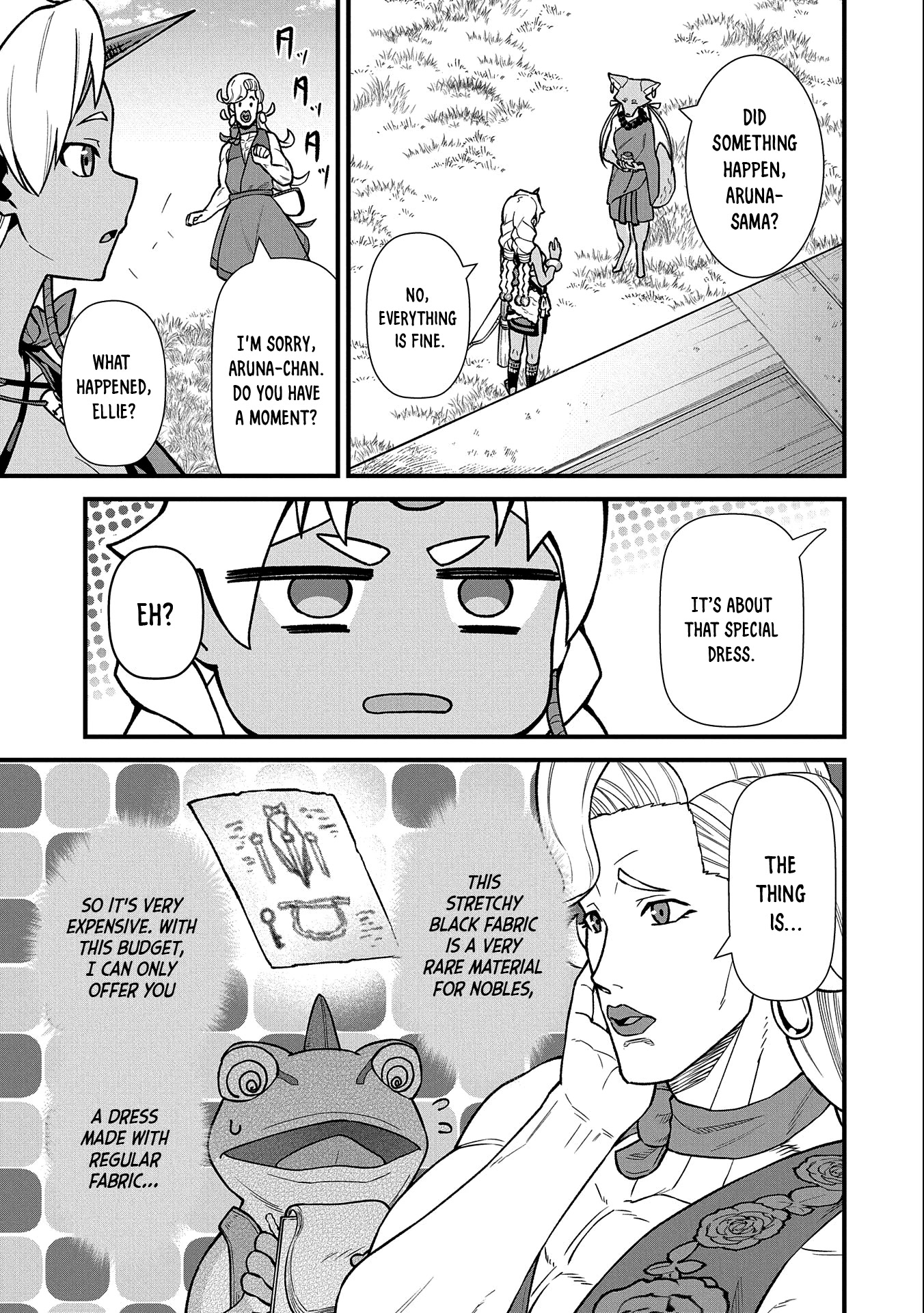 The Population Of The Frontier Owner Starts With 0. "Dias The Blue" And A Blue Horned Girl. Chapter 42 page 33 - Chapter 42