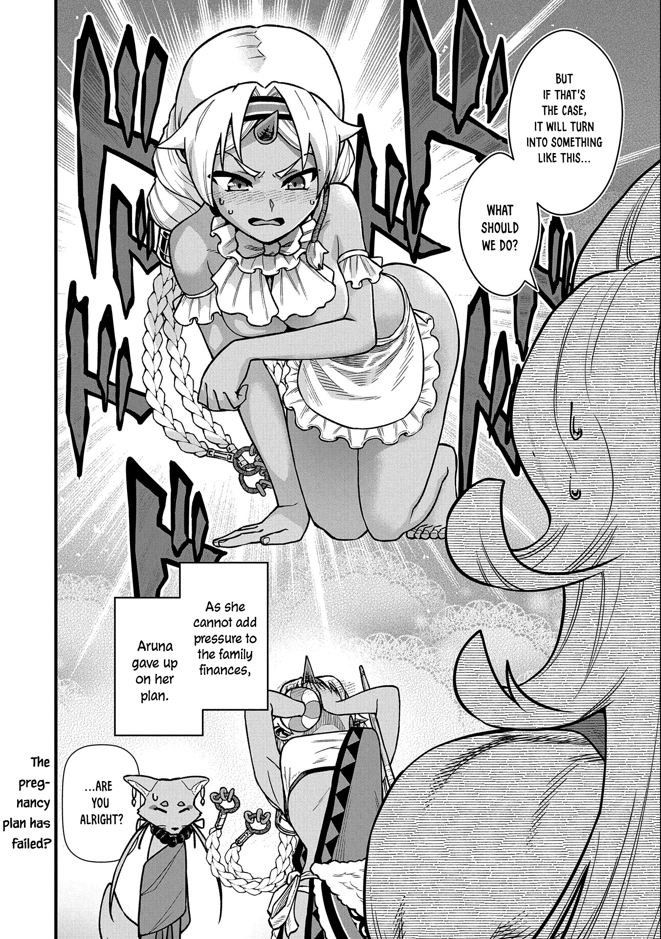 The Population Of The Frontier Owner Starts With 0. "Dias The Blue" And A Blue Horned Girl. Chapter 42 page 34 - Chapter 42