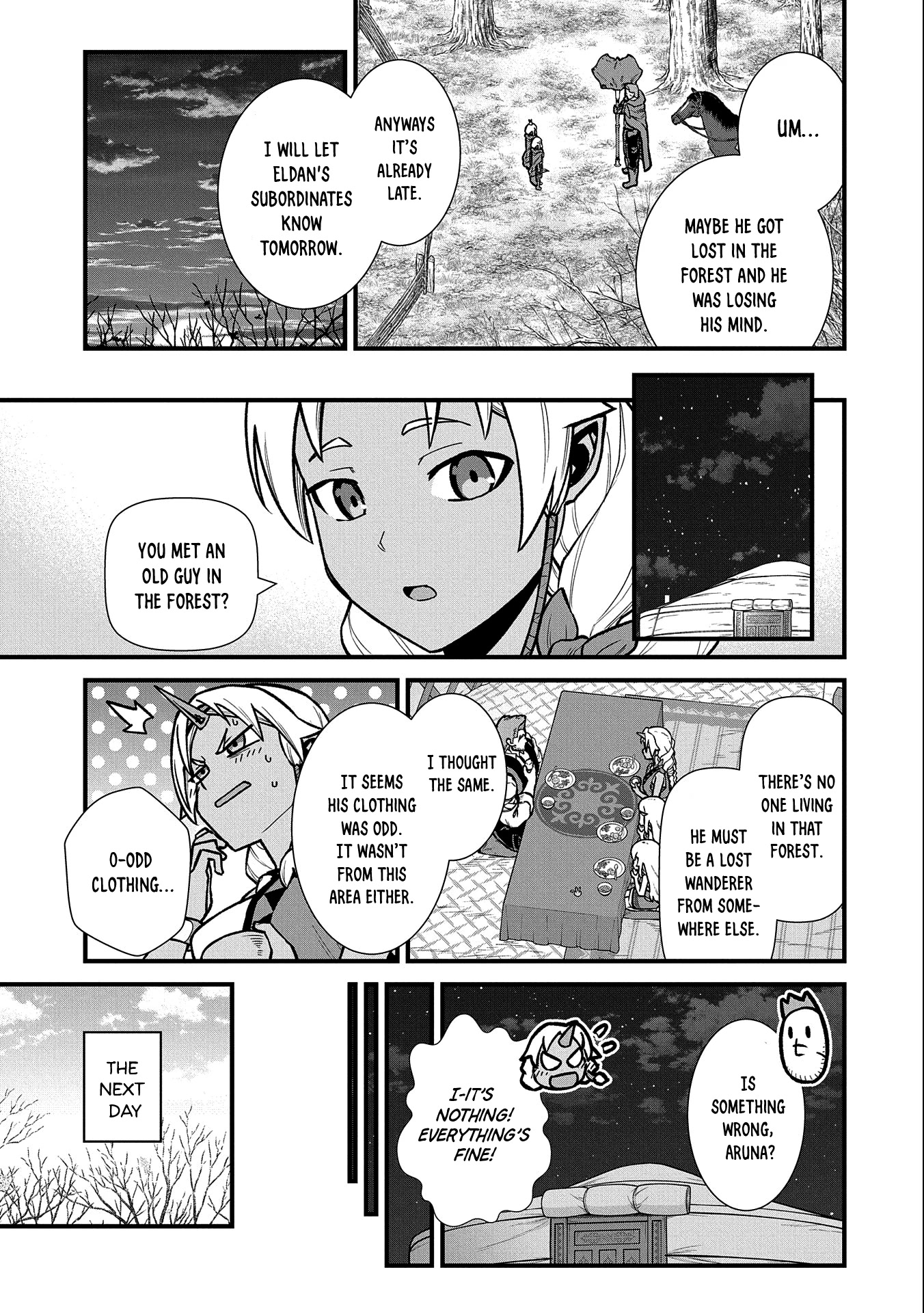 The Population Of The Frontier Owner Starts With 0. "Dias The Blue" And A Blue Horned Girl. Chapter 42 page 6 - Chapter 42