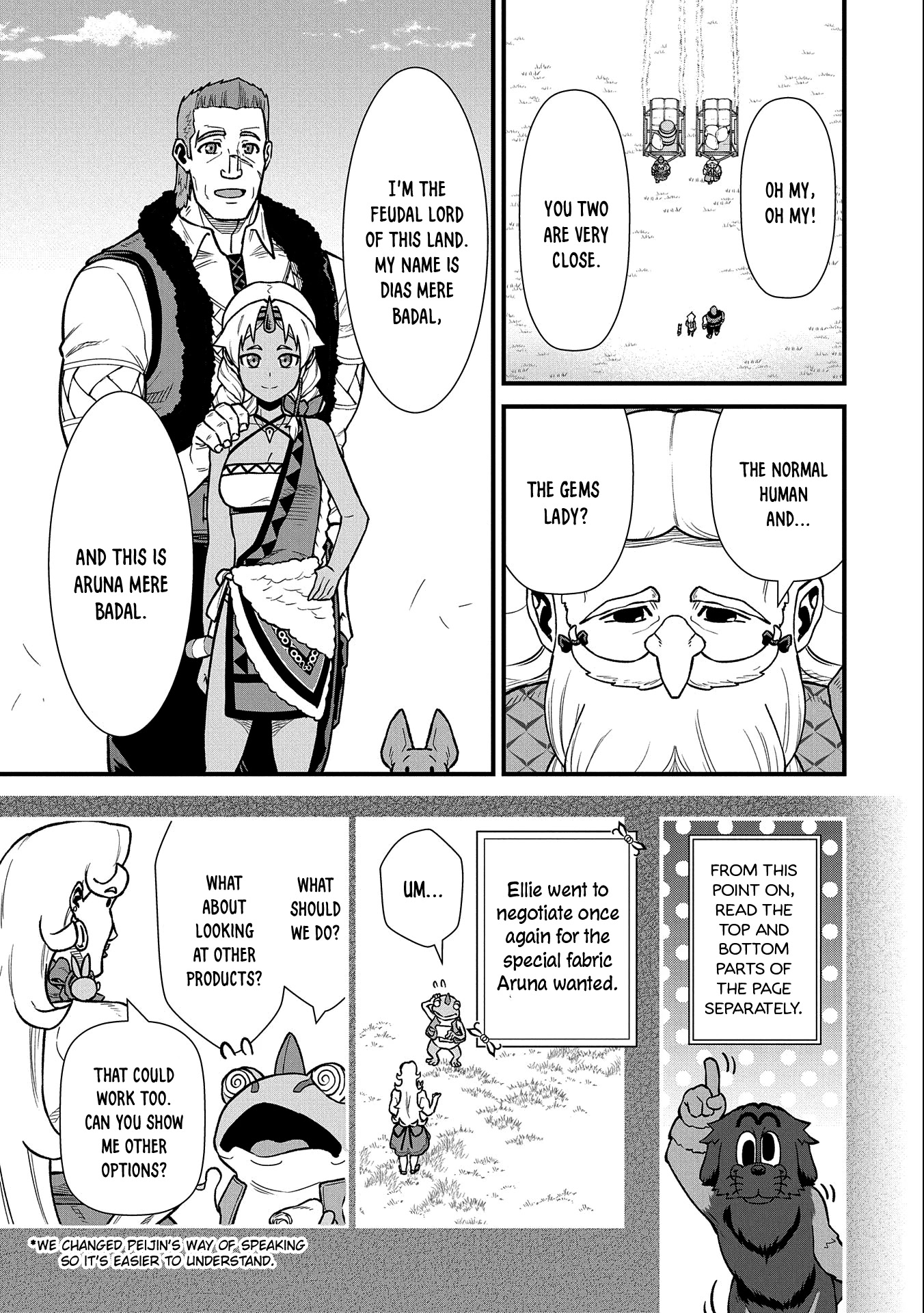 The Population Of The Frontier Owner Starts With 0. "Dias The Blue" And A Blue Horned Girl. Chapter 43 page 23 - Chapter 43