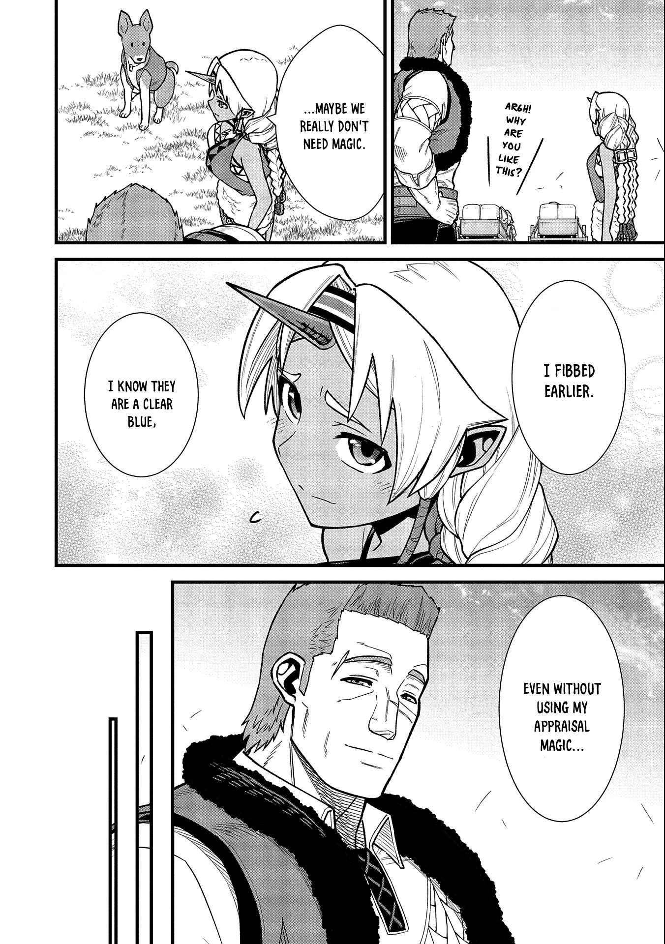 The Population Of The Frontier Owner Starts With 0. "Dias The Blue" And A Blue Horned Girl. Chapter 43 page 29 - Chapter 43
