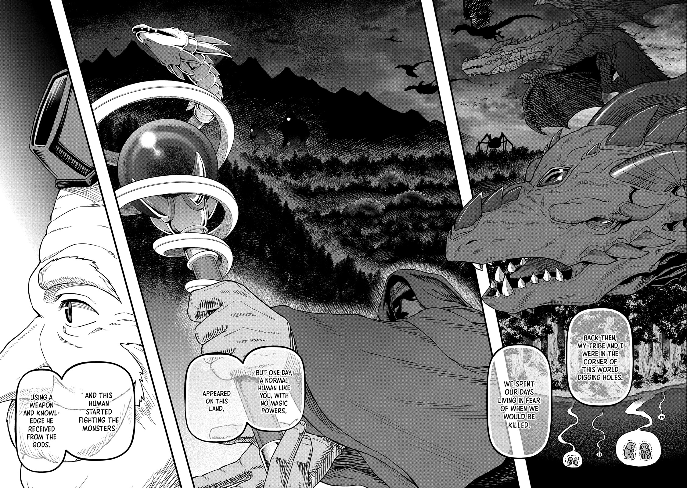 The Population Of The Frontier Owner Starts With 0. "Dias The Blue" And A Blue Horned Girl. Chapter 43 page 5 - Chapter 43