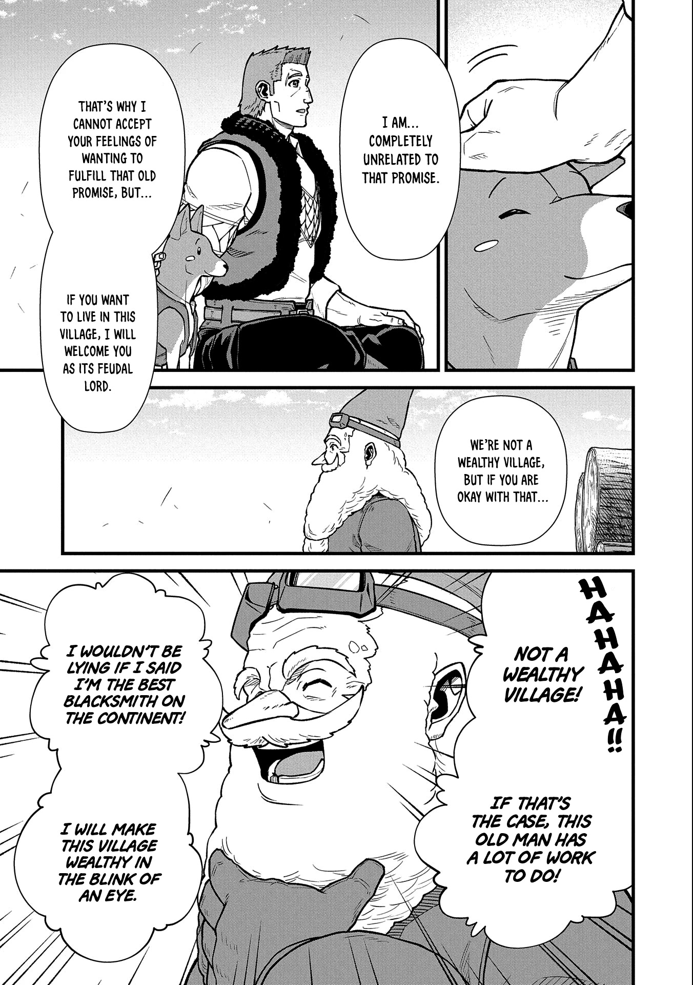 The Population Of The Frontier Owner Starts With 0. "Dias The Blue" And A Blue Horned Girl. Chapter 43 page 9 - Chapter 43