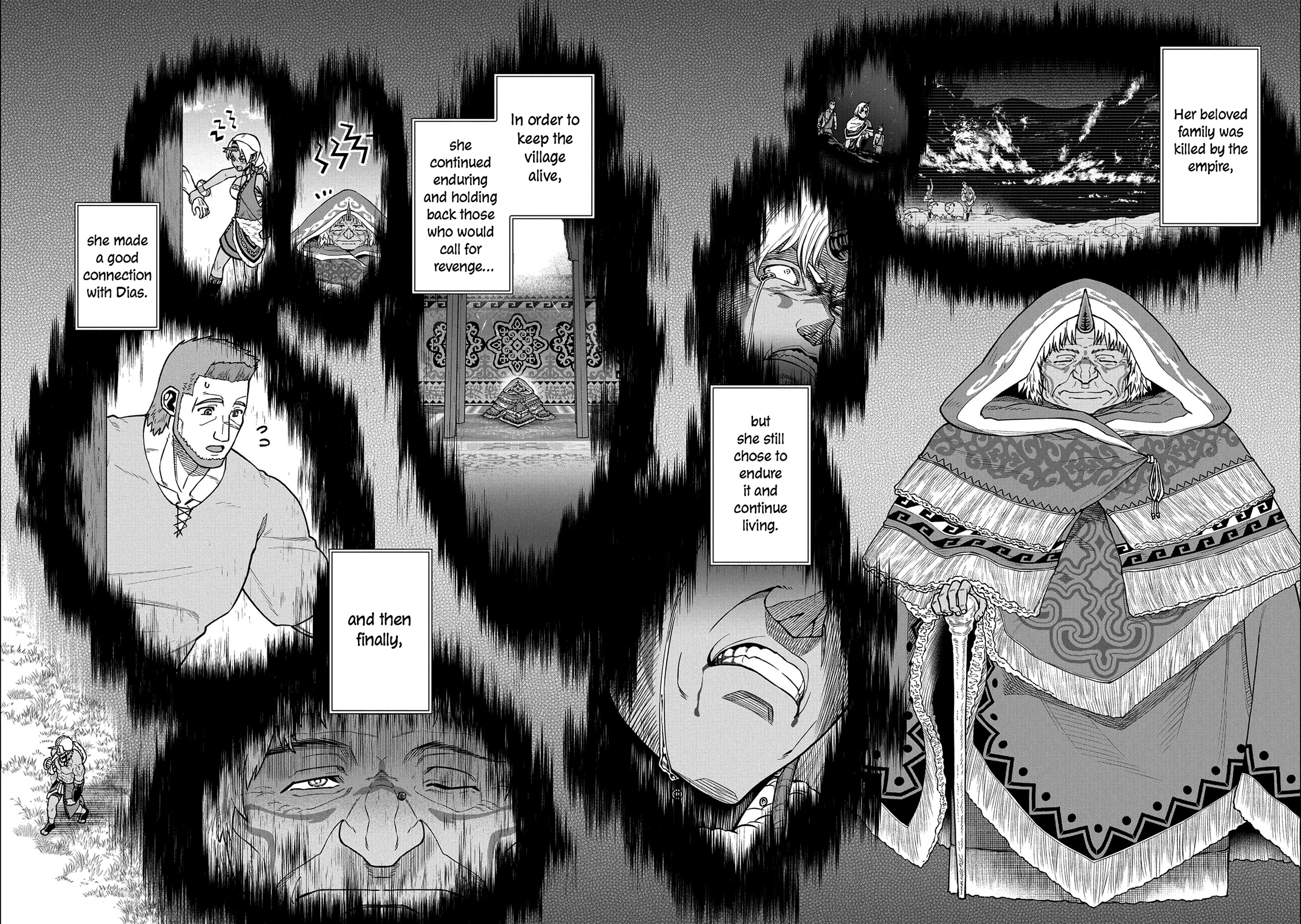 The Population Of The Frontier Owner Starts With 0. "Dias The Blue" And A Blue Horned Girl. Chapter 44 page 13 - Chapter 44