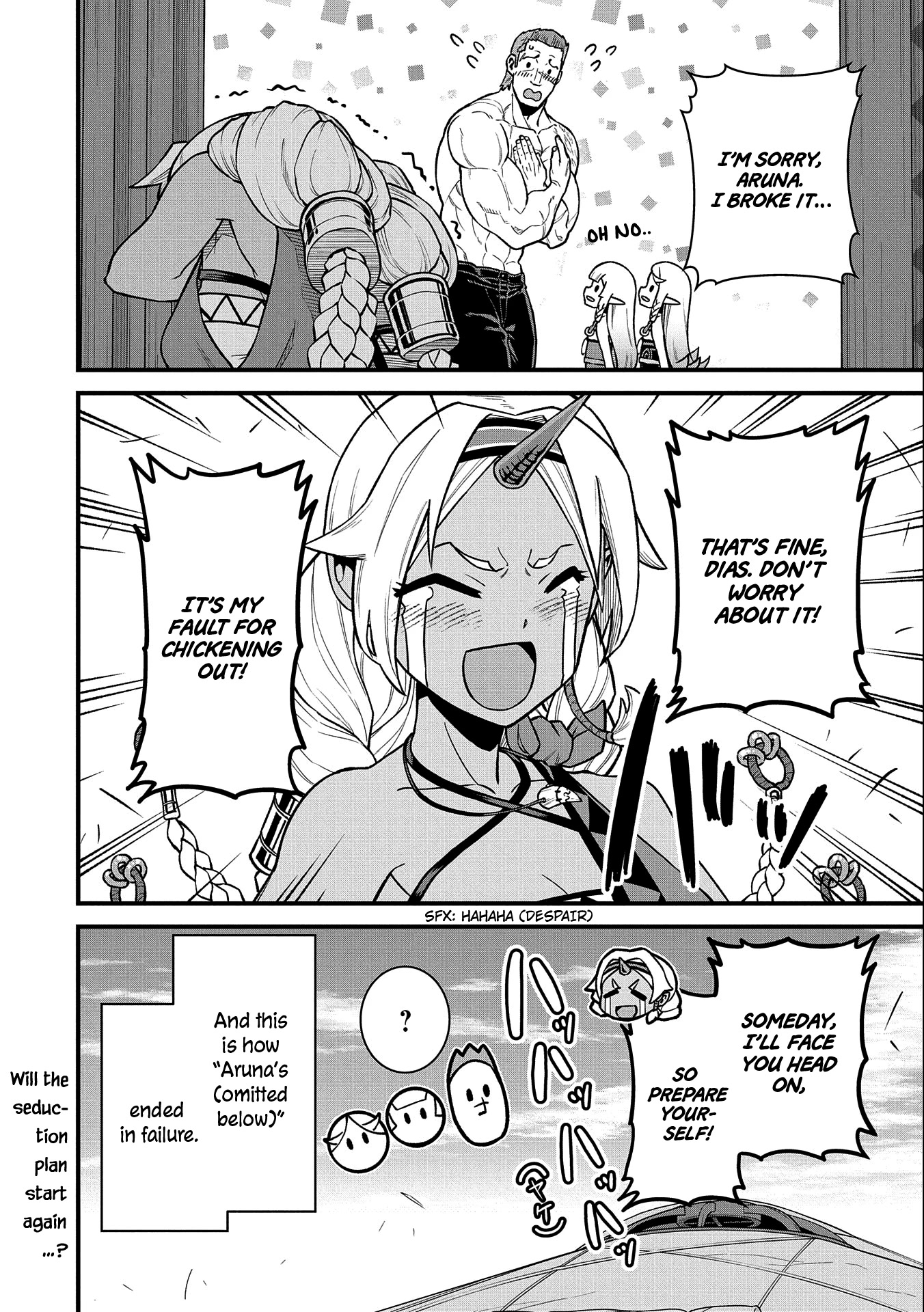 The Population Of The Frontier Owner Starts With 0. "Dias The Blue" And A Blue Horned Girl. Chapter 44 page 34 - Chapter 44