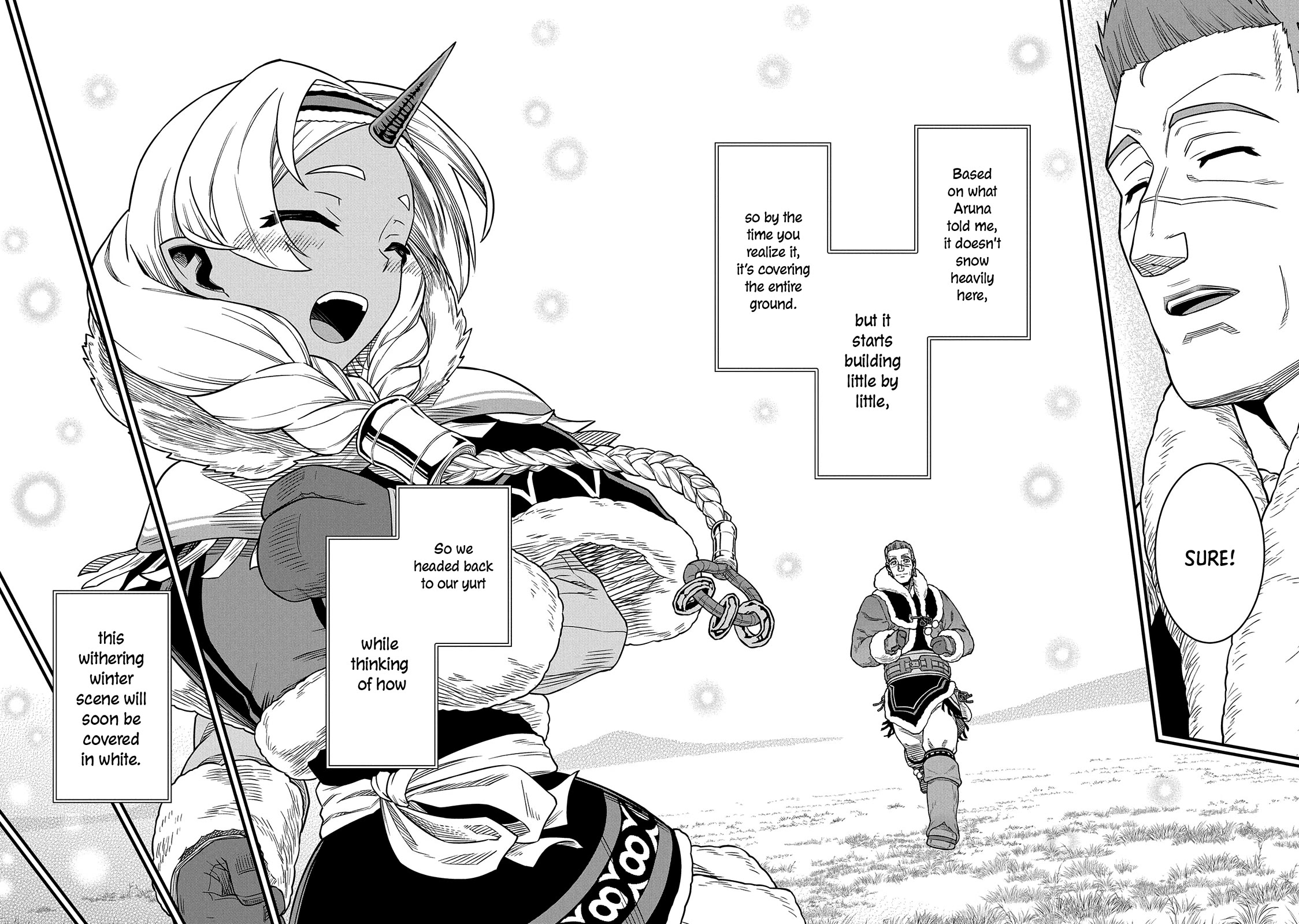 The Population Of The Frontier Owner Starts With 0. "Dias The Blue" And A Blue Horned Girl. Chapter 45 page 35 - Chapter 45