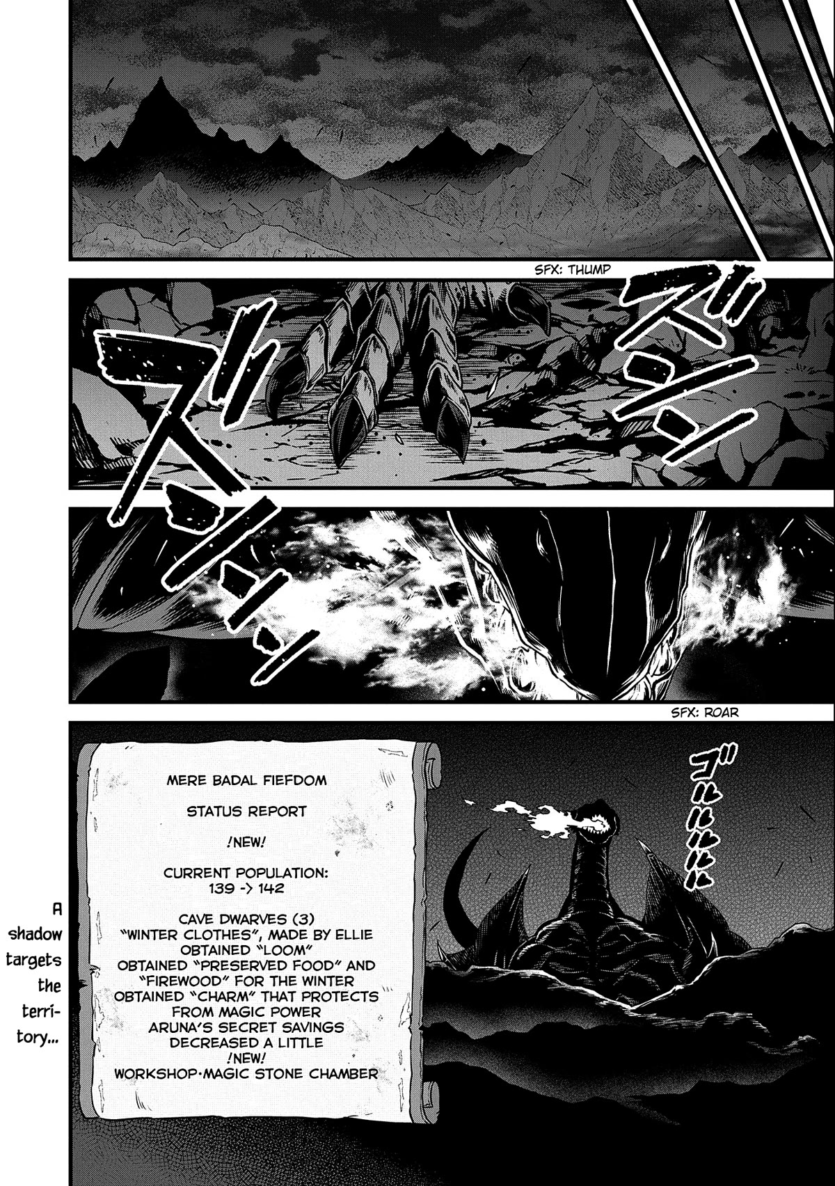 The Population Of The Frontier Owner Starts With 0. "Dias The Blue" And A Blue Horned Girl. Chapter 45 page 36 - Chapter 45
