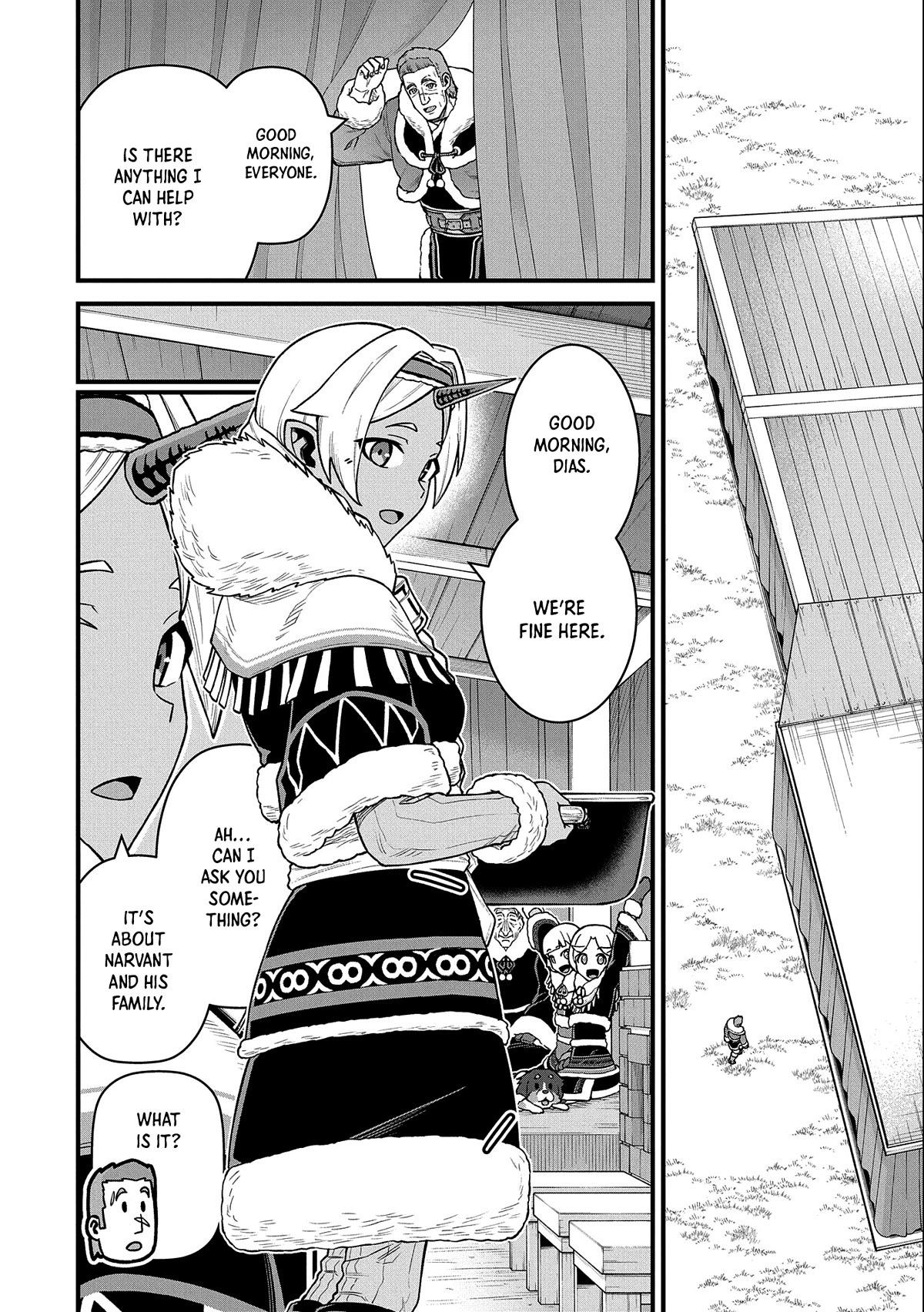 The Population Of The Frontier Owner Starts With 0. "Dias The Blue" And A Blue Horned Girl. Chapter 45 page 5 - Chapter 45