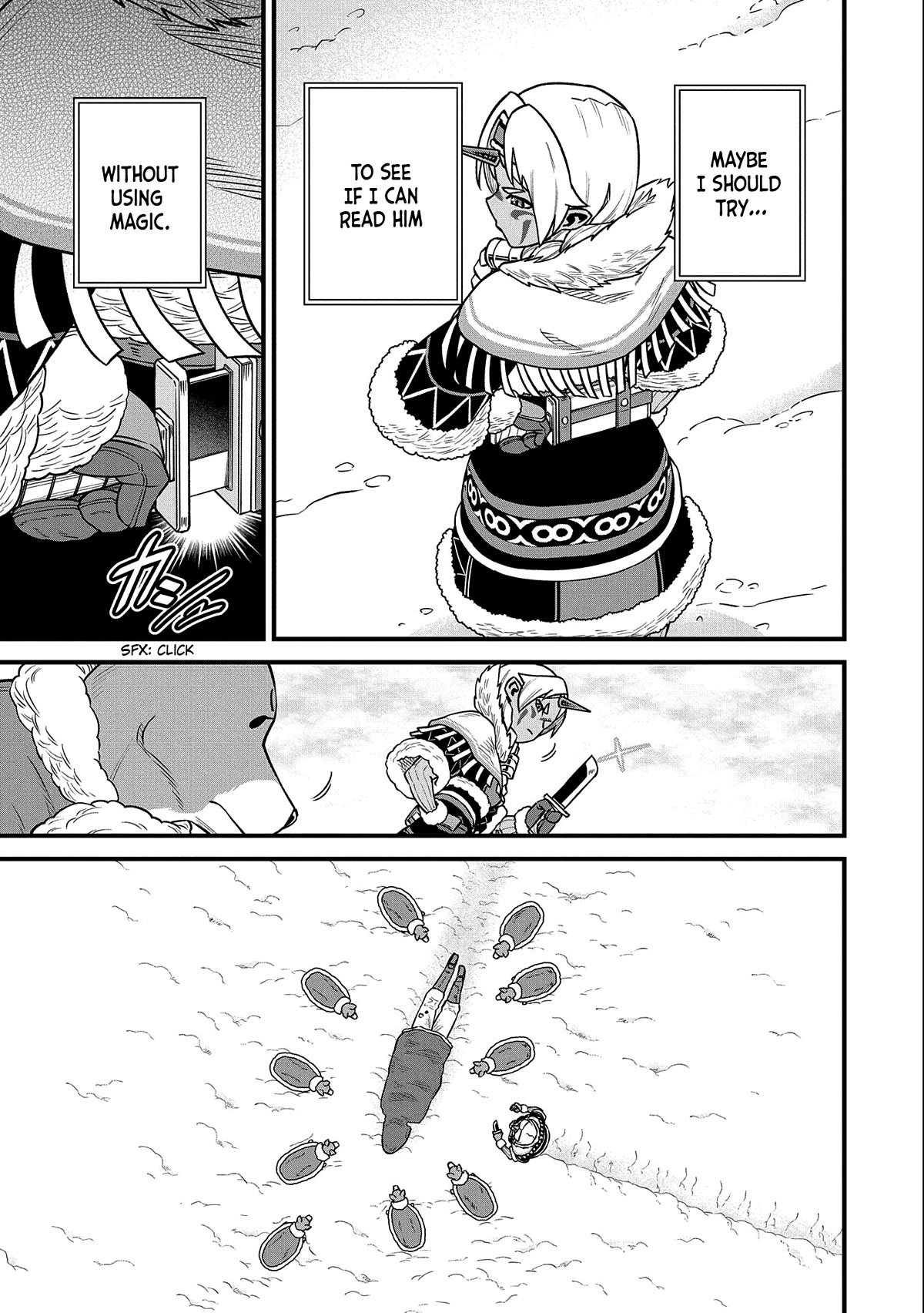 The Population Of The Frontier Owner Starts With 0. "Dias The Blue" And A Blue Horned Girl. Chapter 46 page 30 - Chapter 46