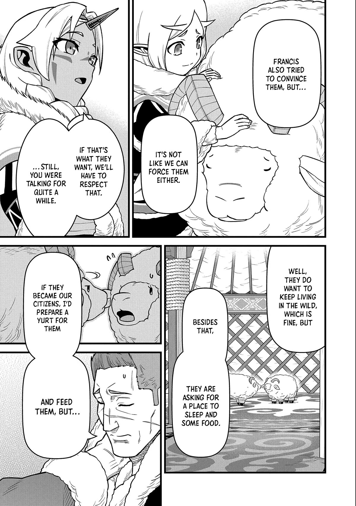 The Population Of The Frontier Owner Starts With 0. "Dias The Blue" And A Blue Horned Girl. Chapter 47 page 13 - Chapter 47