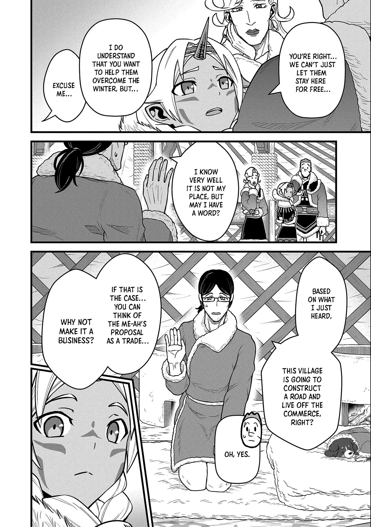 The Population Of The Frontier Owner Starts With 0. "Dias The Blue" And A Blue Horned Girl. Chapter 47 page 14 - Chapter 47